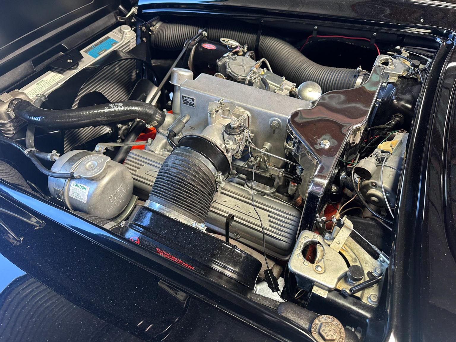 BaT 1961 Black Corvette Fuel Injected 6415