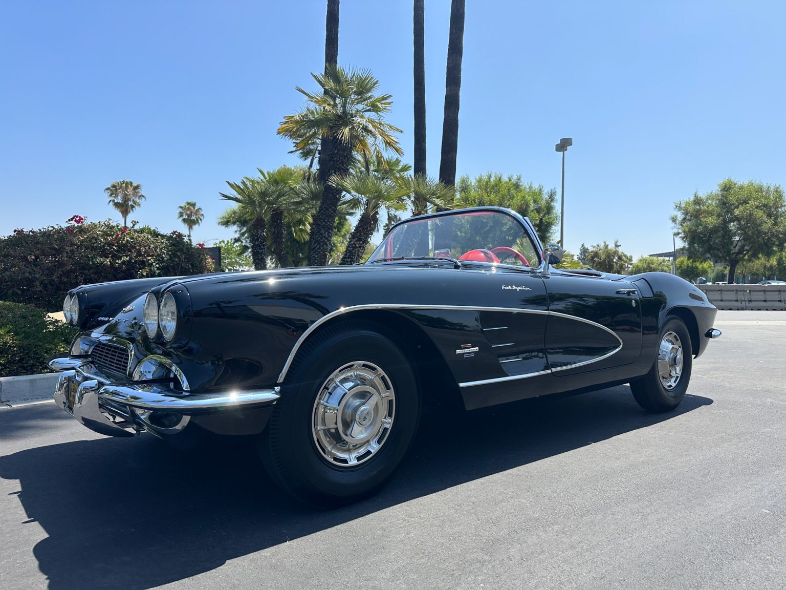 BaT 1961 Black Corvette Fuel Injected 6440