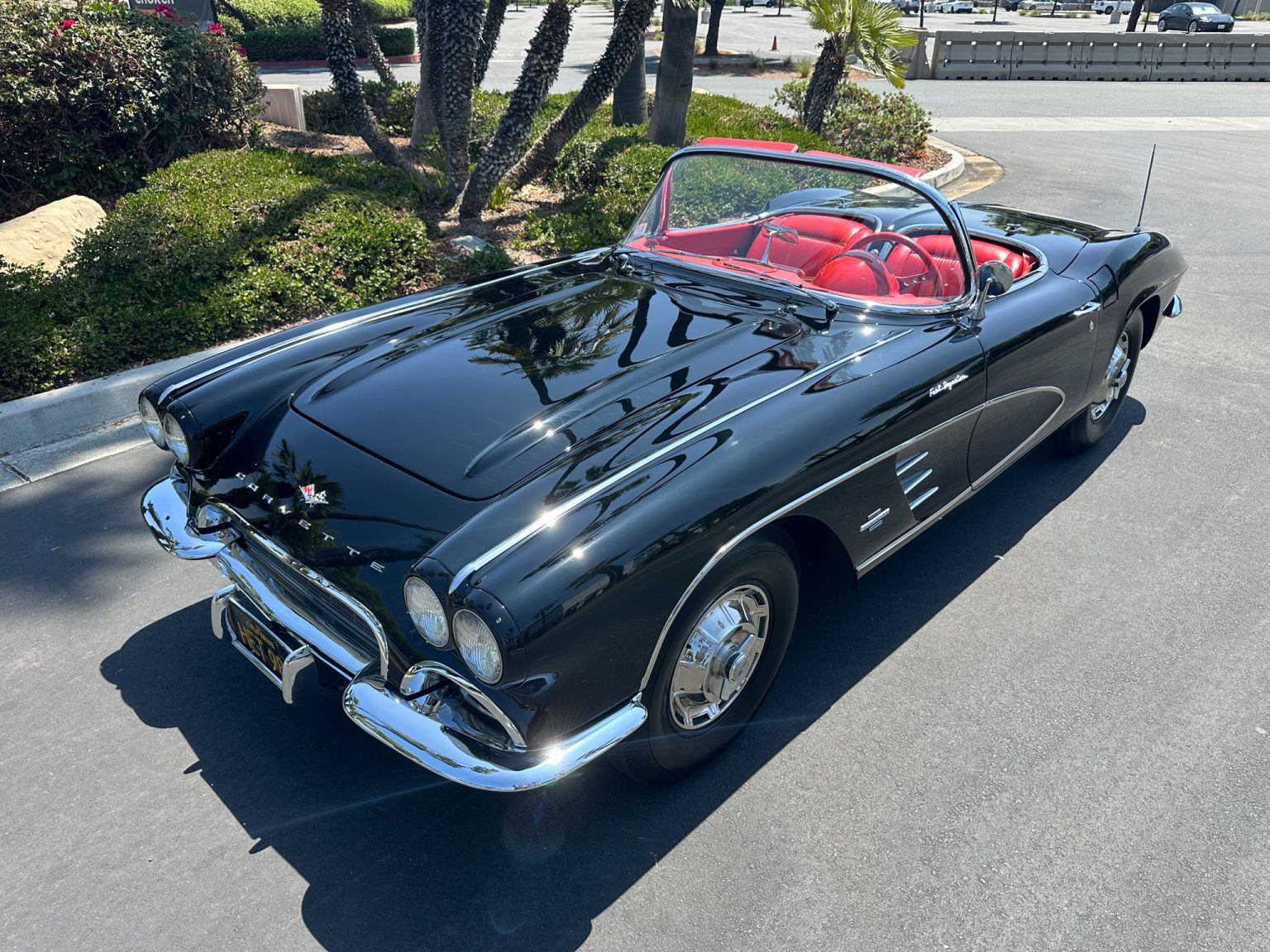BaT 1961 Black Corvette Fuel Injected 6441
