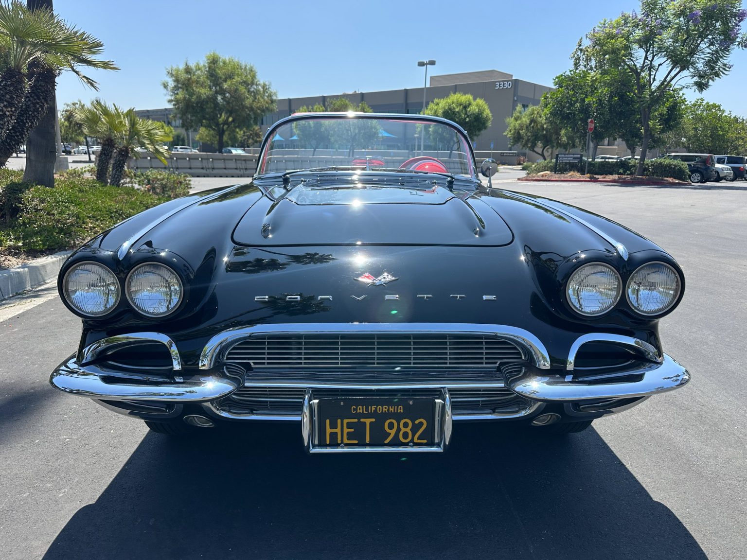 BaT 1961 Black Corvette Fuel Injected 6442