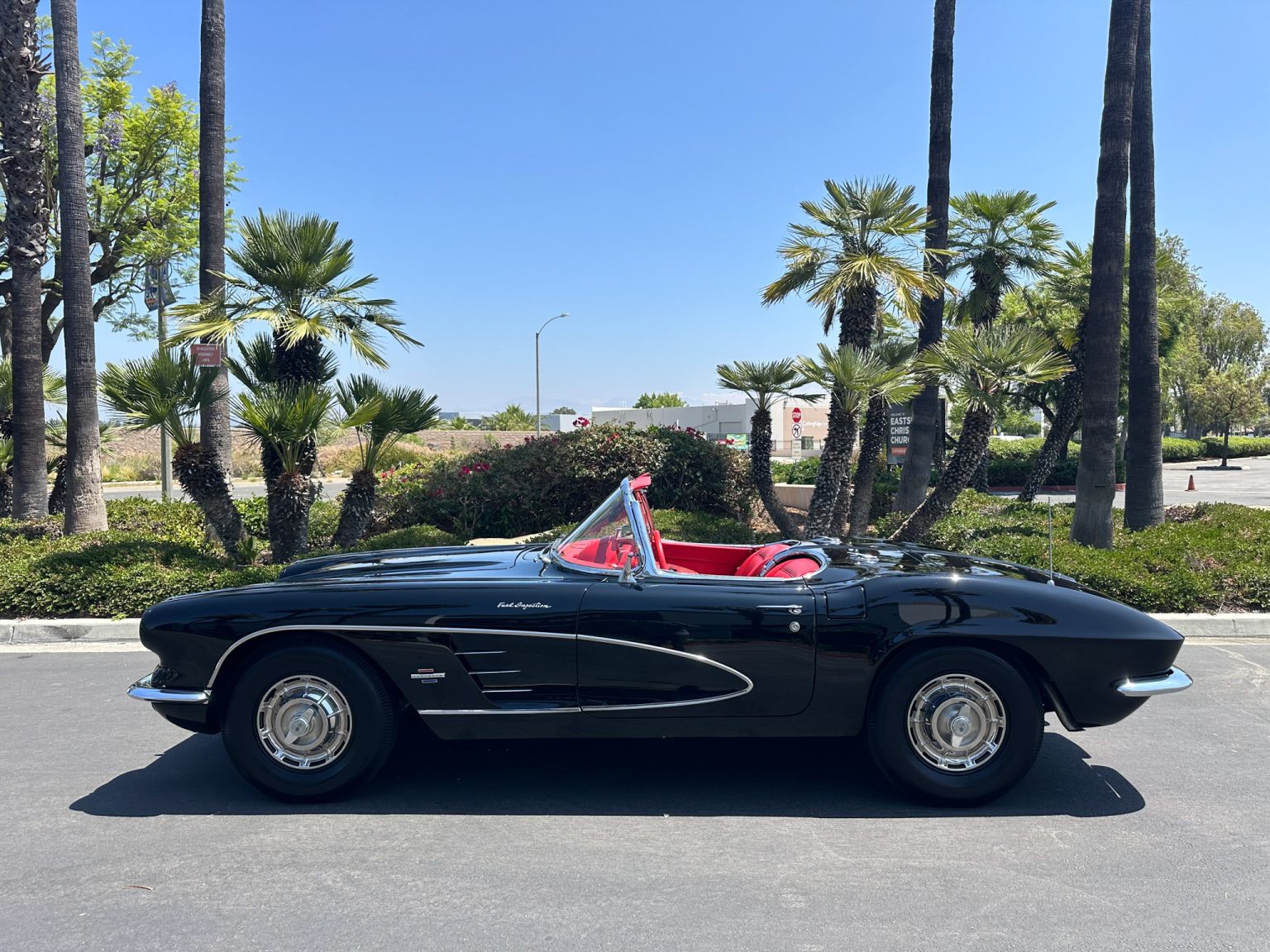 BaT 1961 Black Corvette Fuel Injected 6444