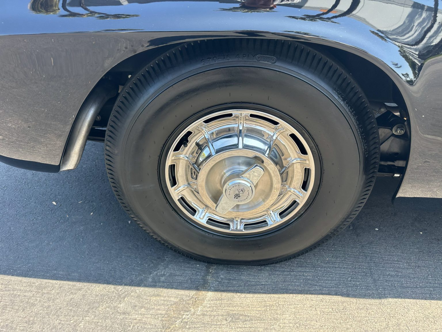 BaT 1961 Black Corvette Fuel Injected 6453