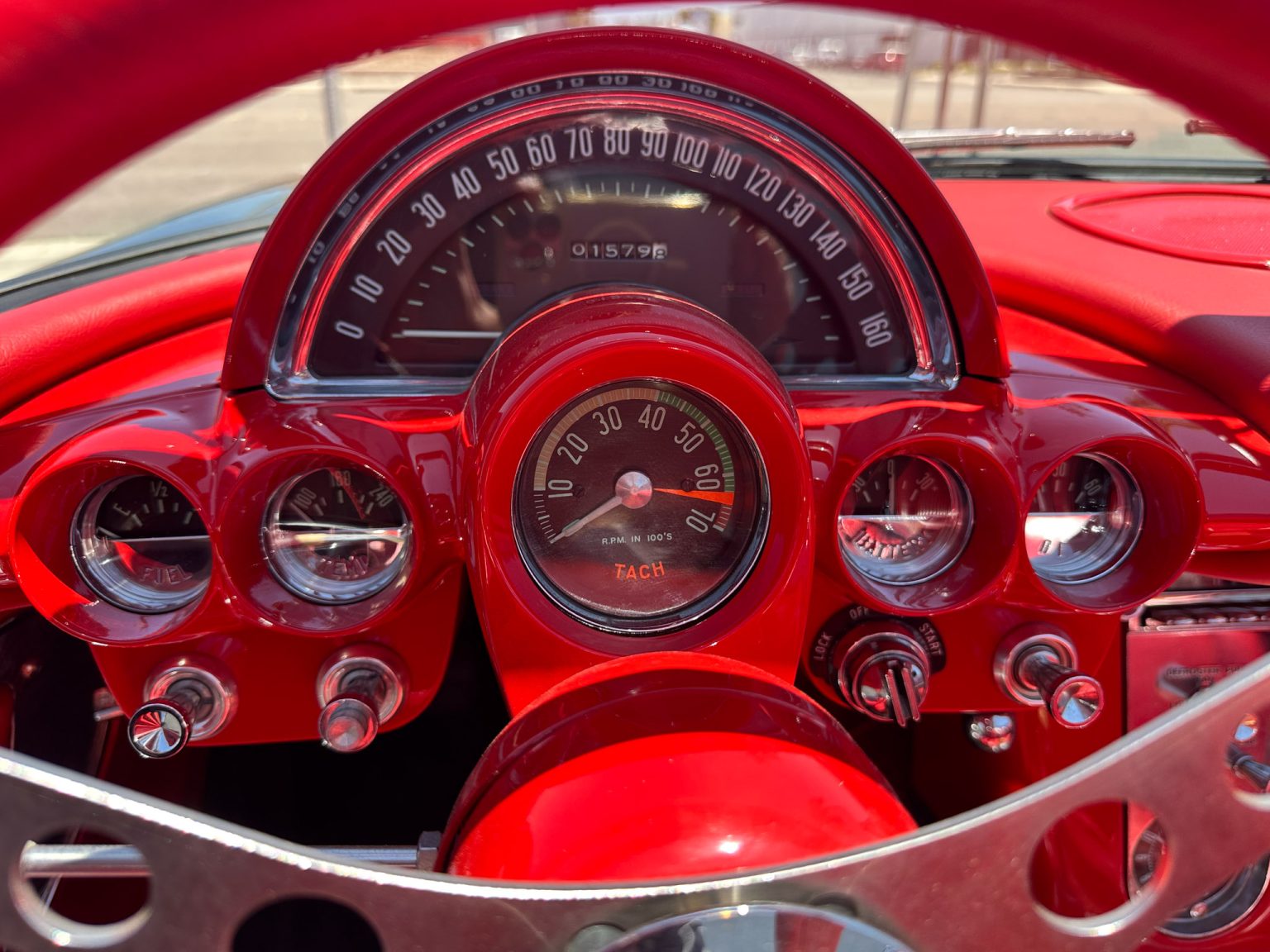BaT 1961 Black Corvette Fuel Injected 6542