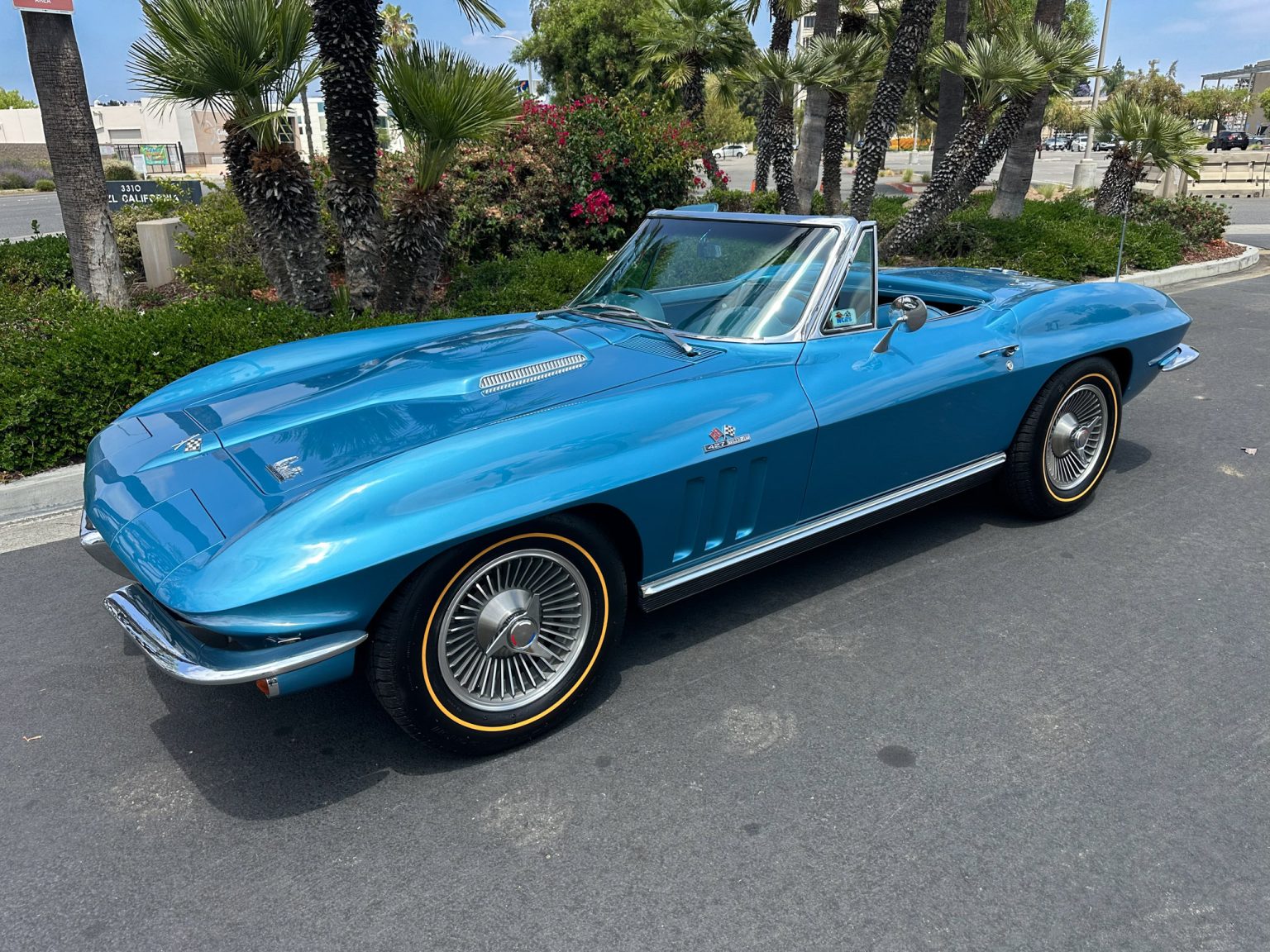 BaT 1966 Blue Corvette L72 Convertible 5849