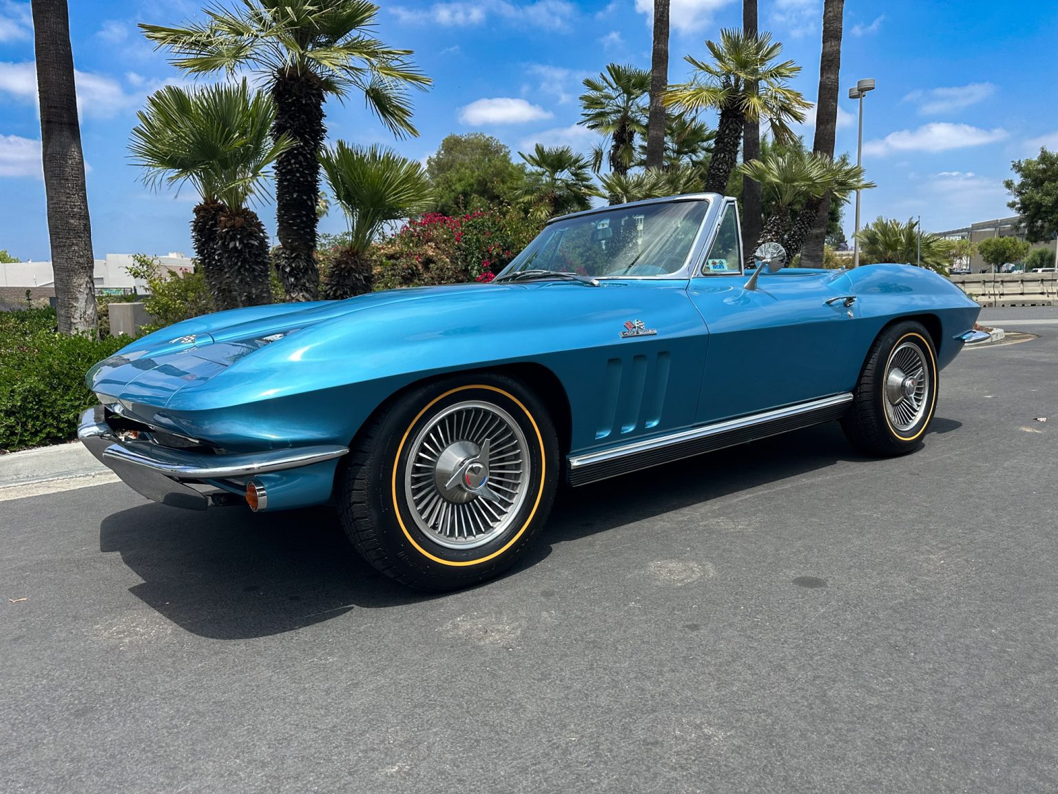BaT 1966 Blue Corvette L72 Convertible 5850