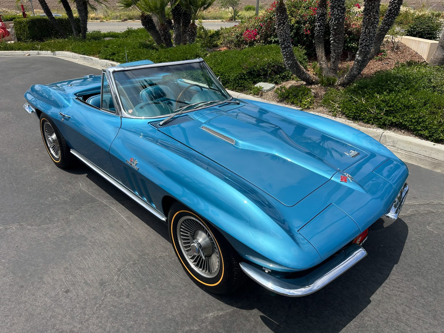 BaT 1966 Blue Corvette L72 Convertible 5865