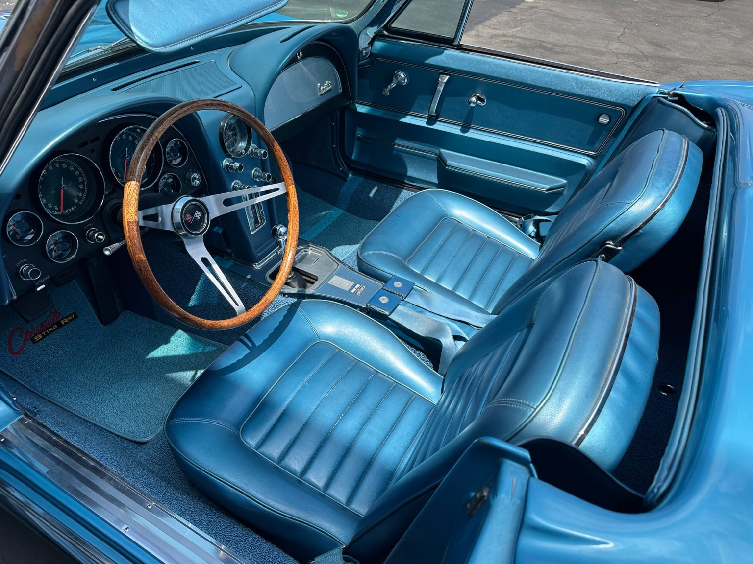 BaT 1966 Blue Corvette L72 Convertible 5887