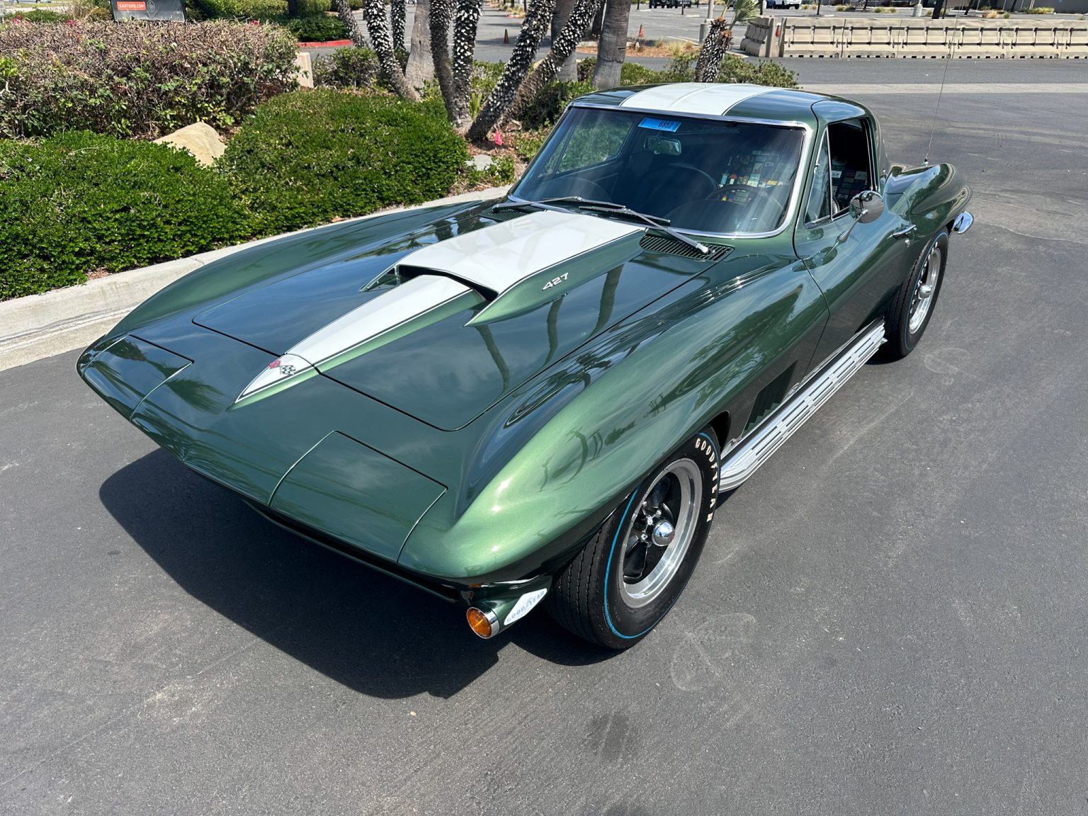 BaT 1967 Green L71 Corvette Coupe 7636