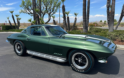 1967 Goodwood Green Corvette L71 Coupe