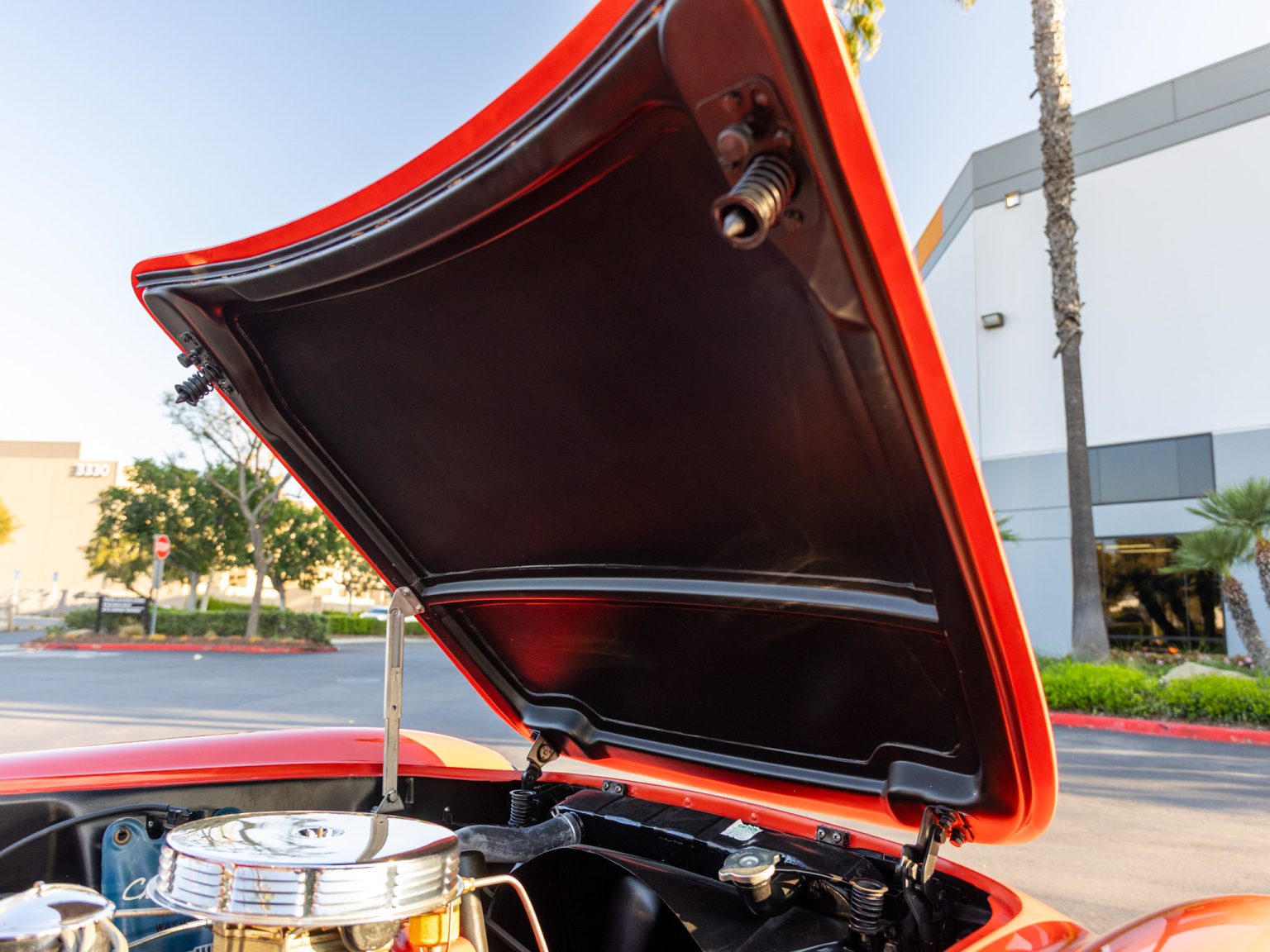 BaT 1955 Red Corvette 106