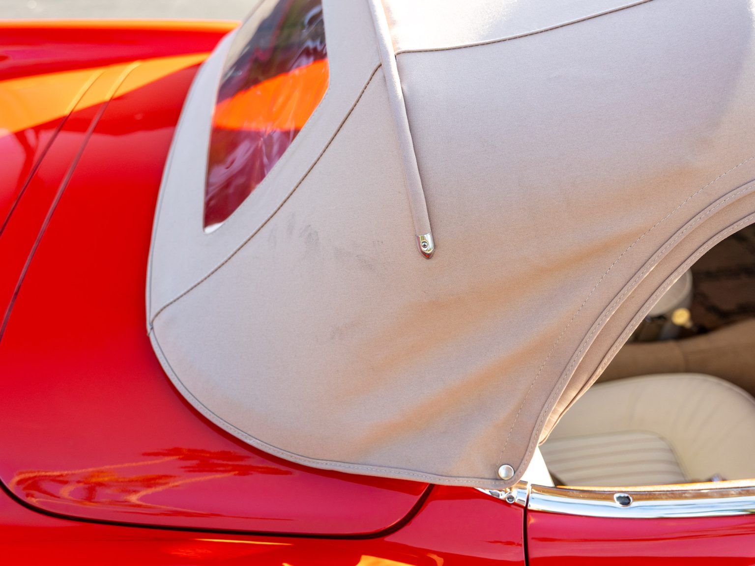 BaT 1955 Red Corvette 11