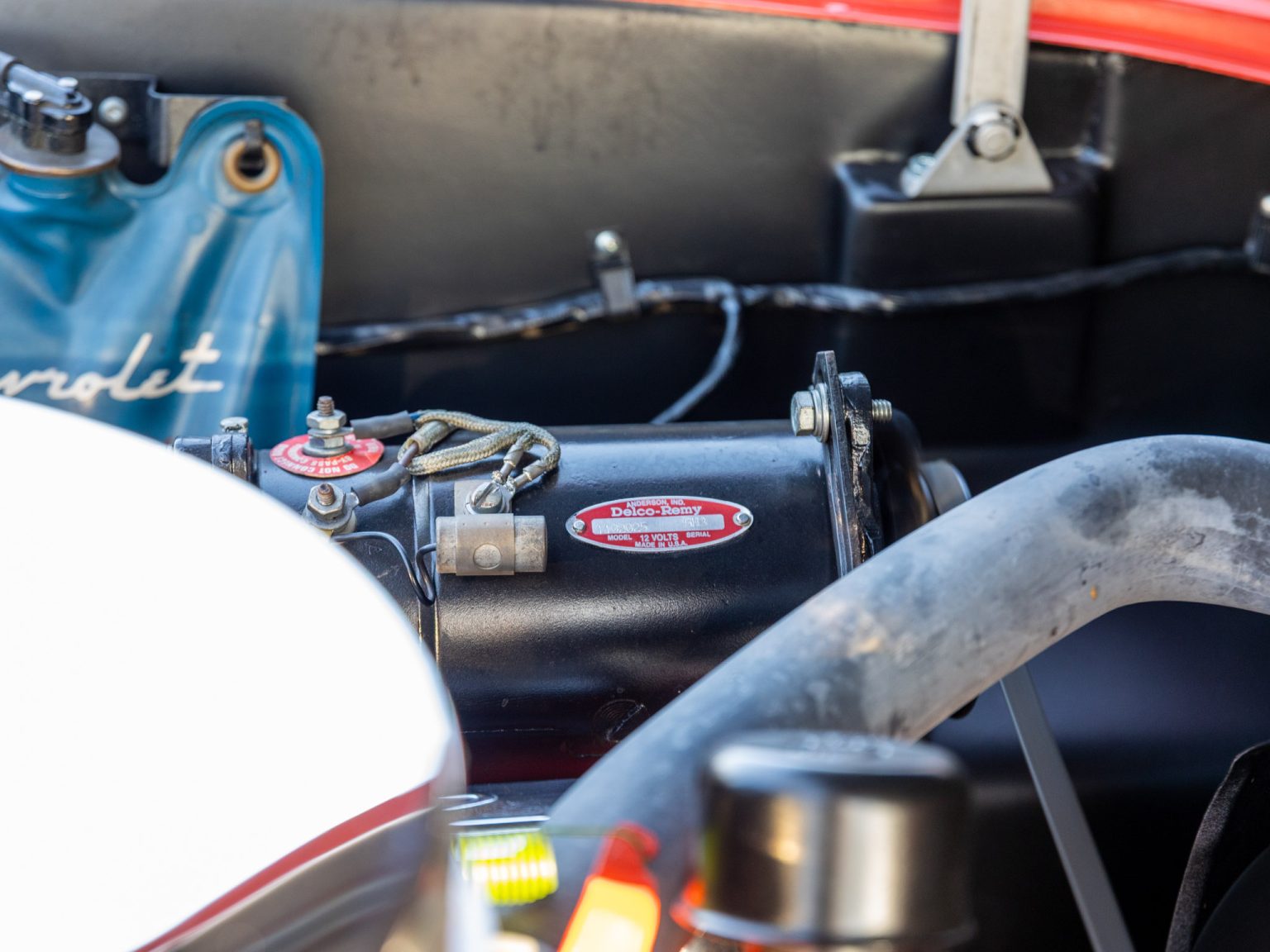 BaT 1955 Red Corvette 114