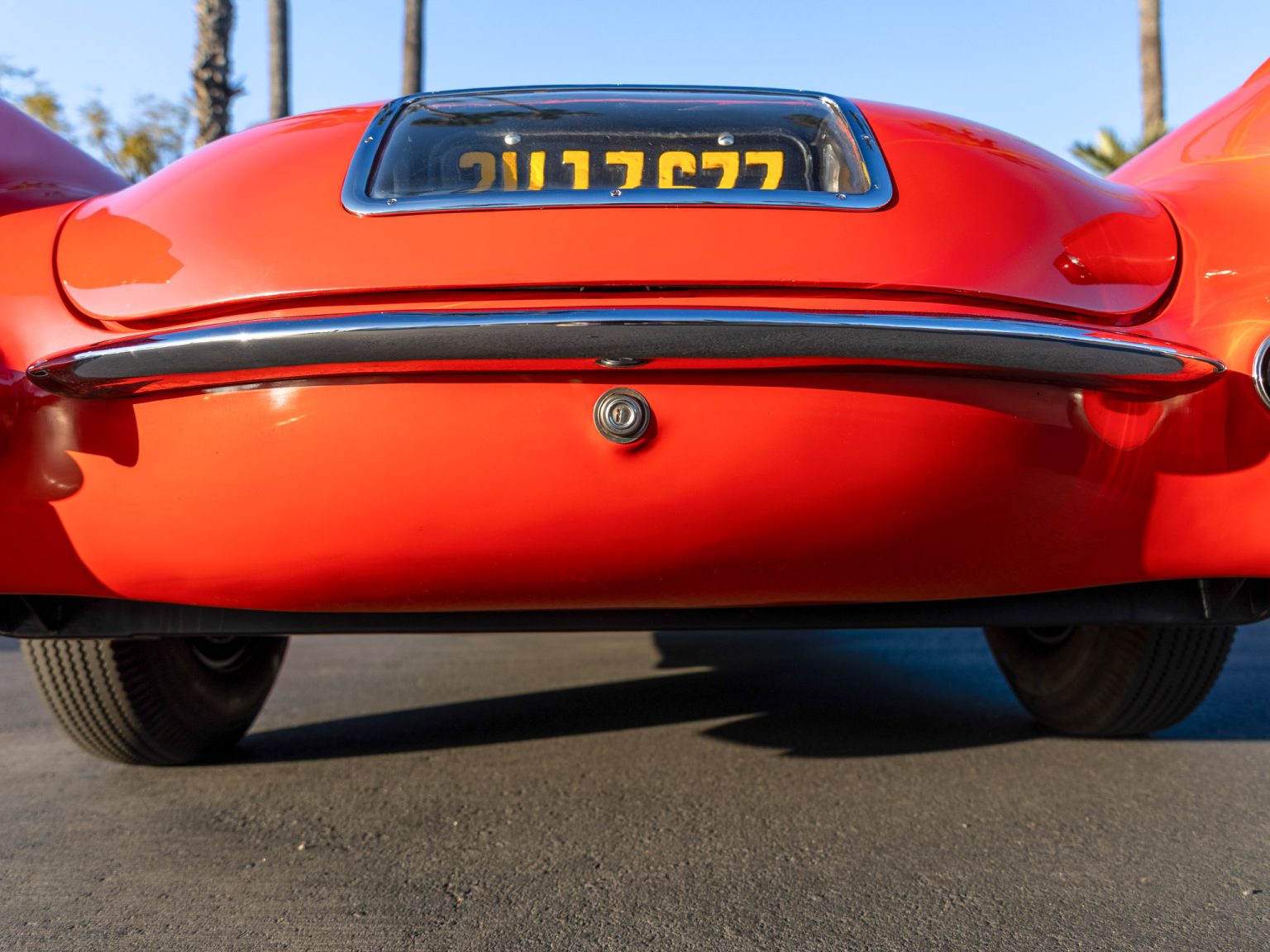 BaT 1955 Red Corvette 131