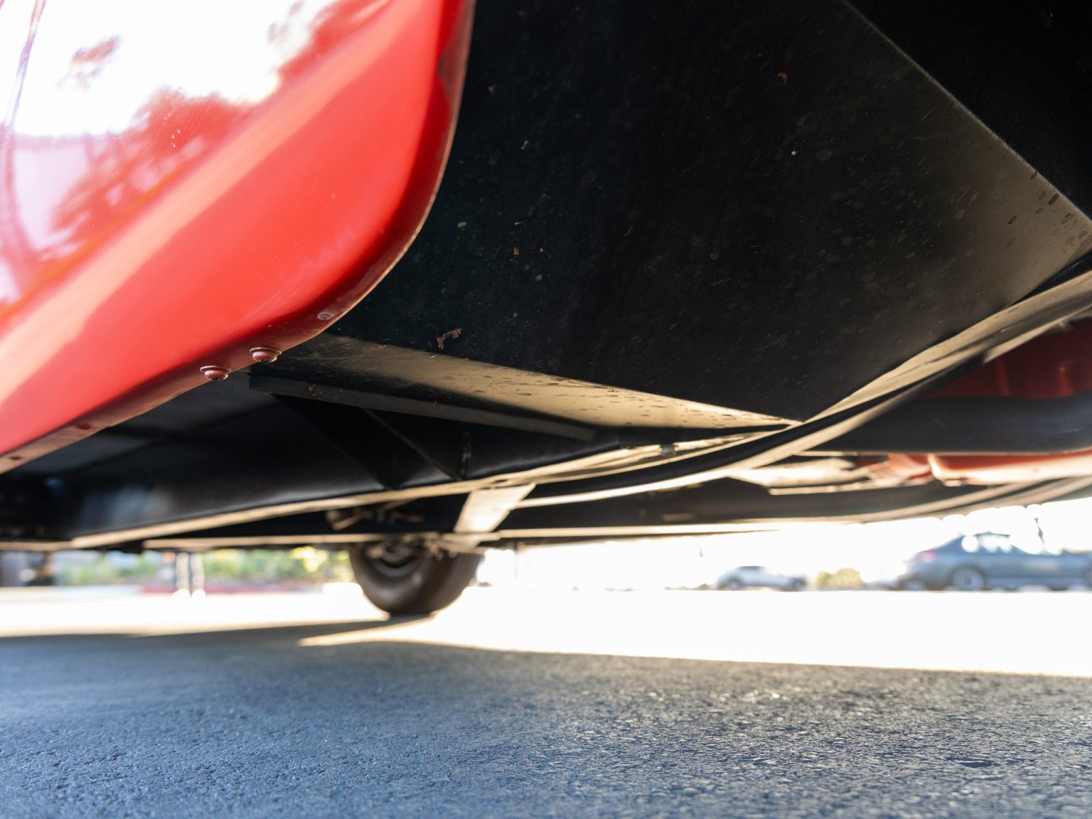 BaT 1955 Red Corvette 136