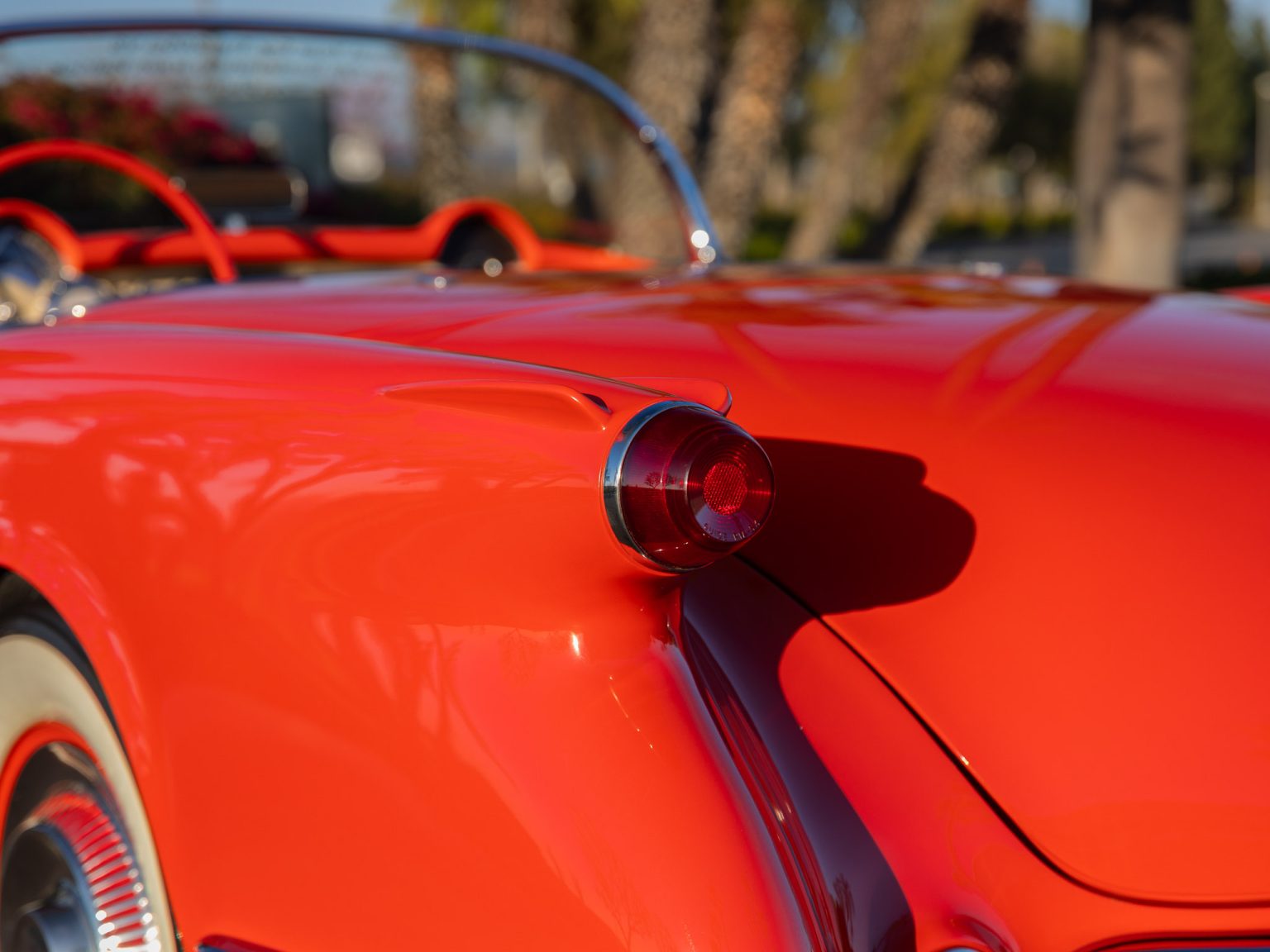 BaT 1955 Red Corvette 139