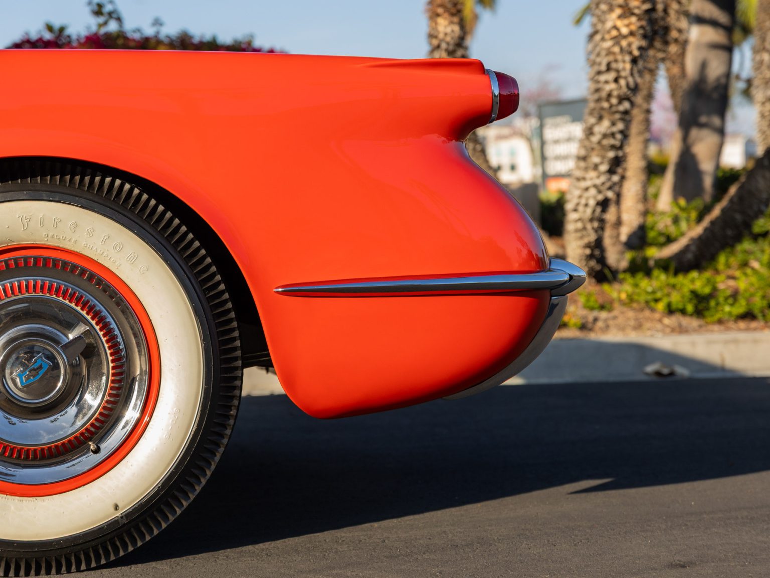 BaT 1955 Red Corvette 14