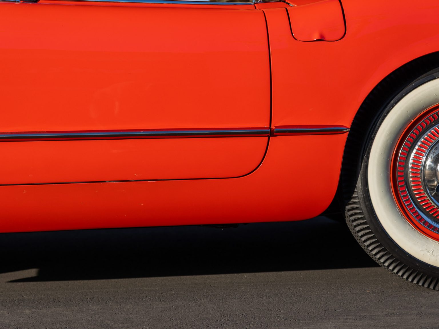 BaT 1955 Red Corvette 15