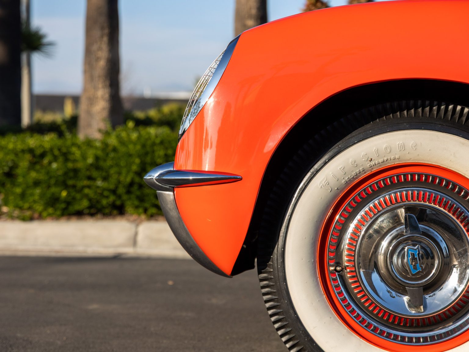 BaT 1955 Red Corvette 19