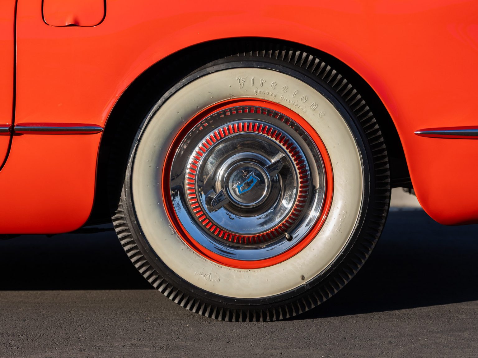 BaT 1955 Red Corvette 33