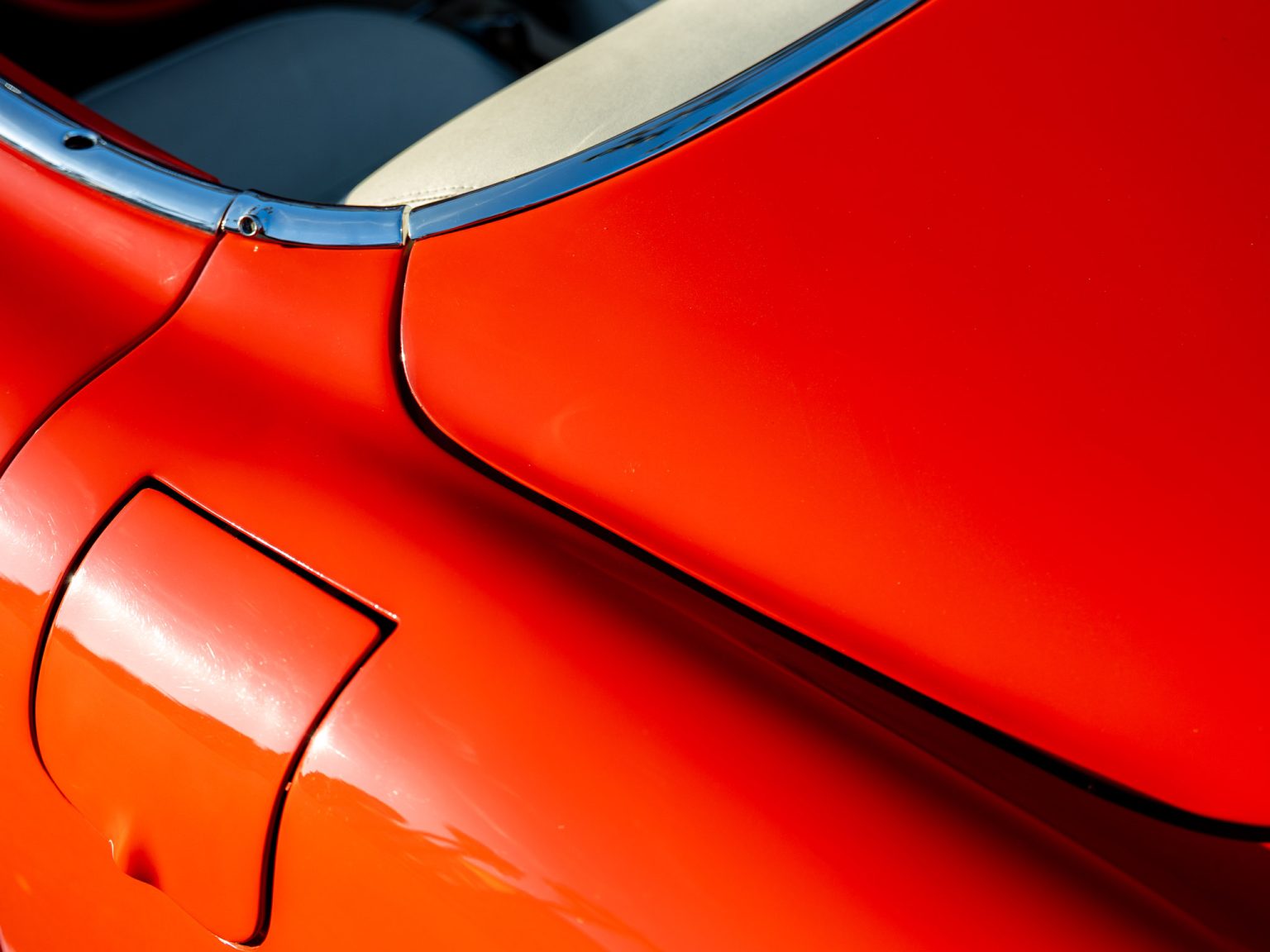 BaT 1955 Red Corvette 38