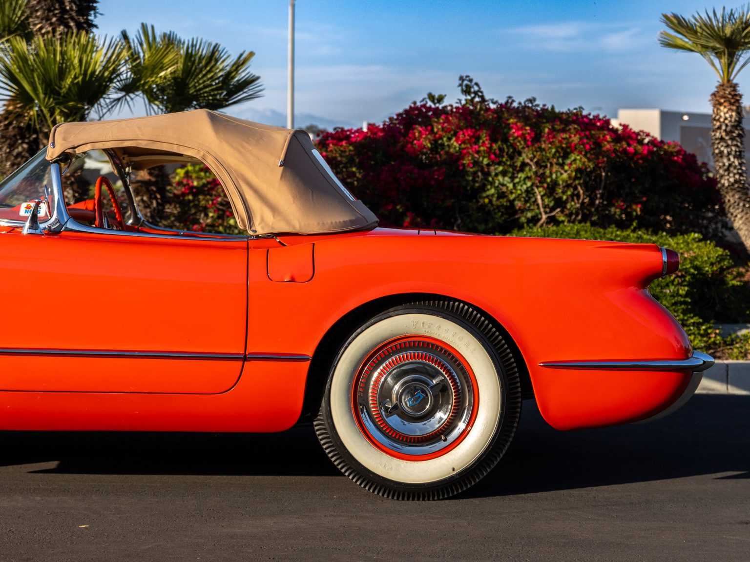 BaT 1955 Red Corvette 4