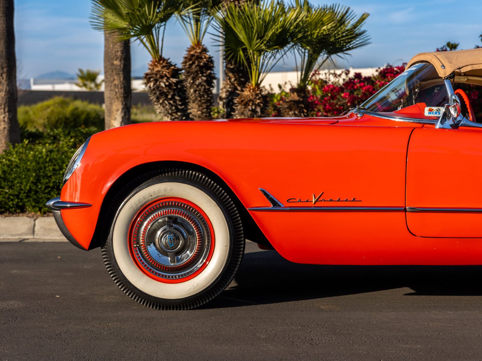 BaT 1955 Red Corvette 5