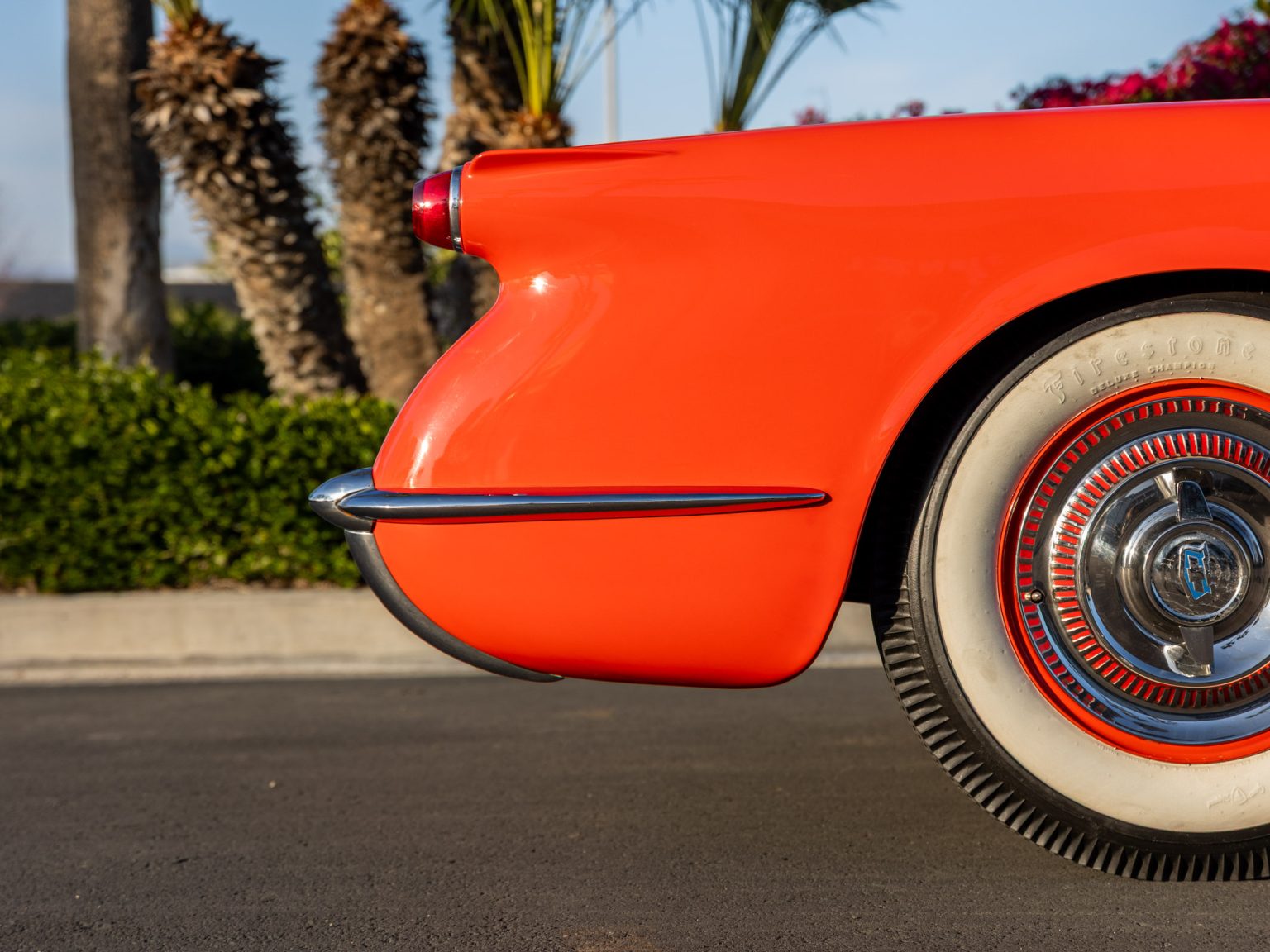 BaT 1955 Red Corvette 51
