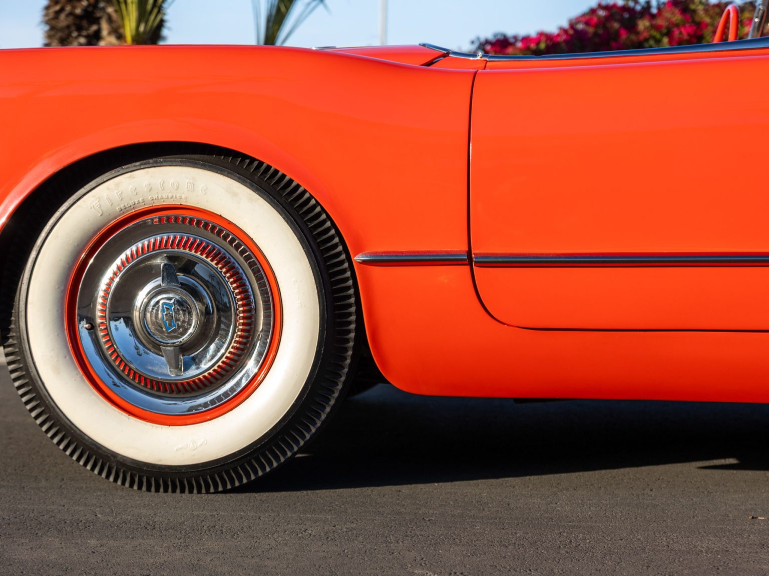 BaT 1955 Red Corvette 53