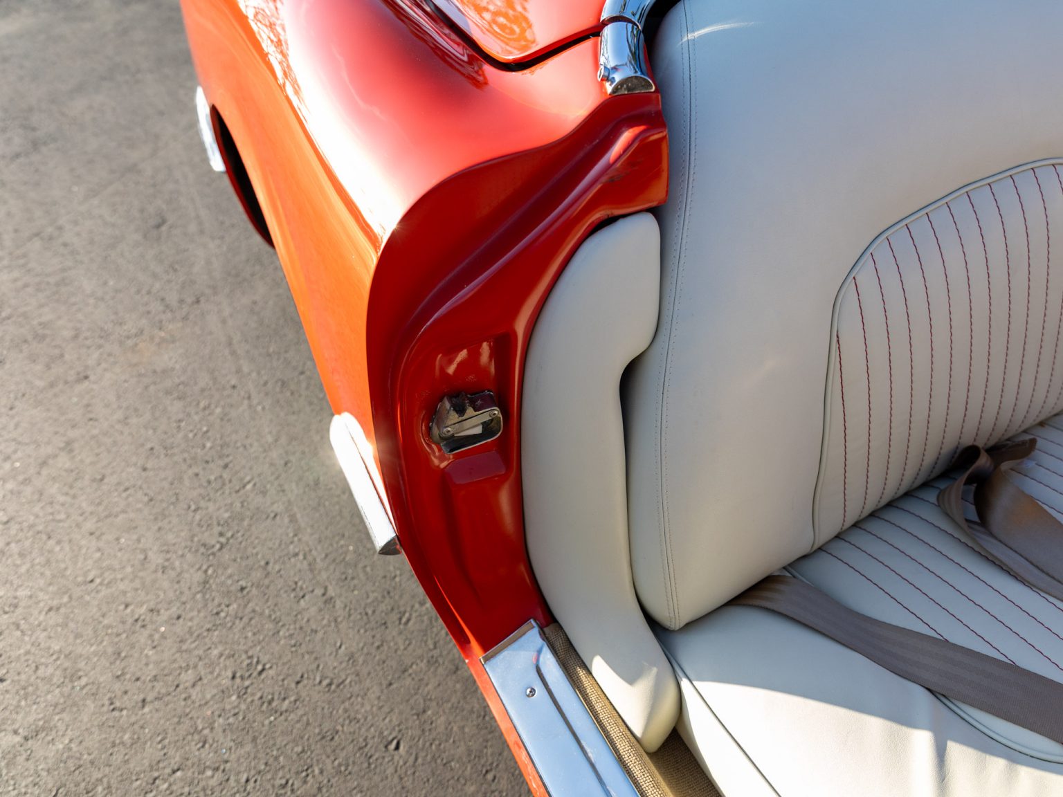 BaT 1955 Red Corvette 59