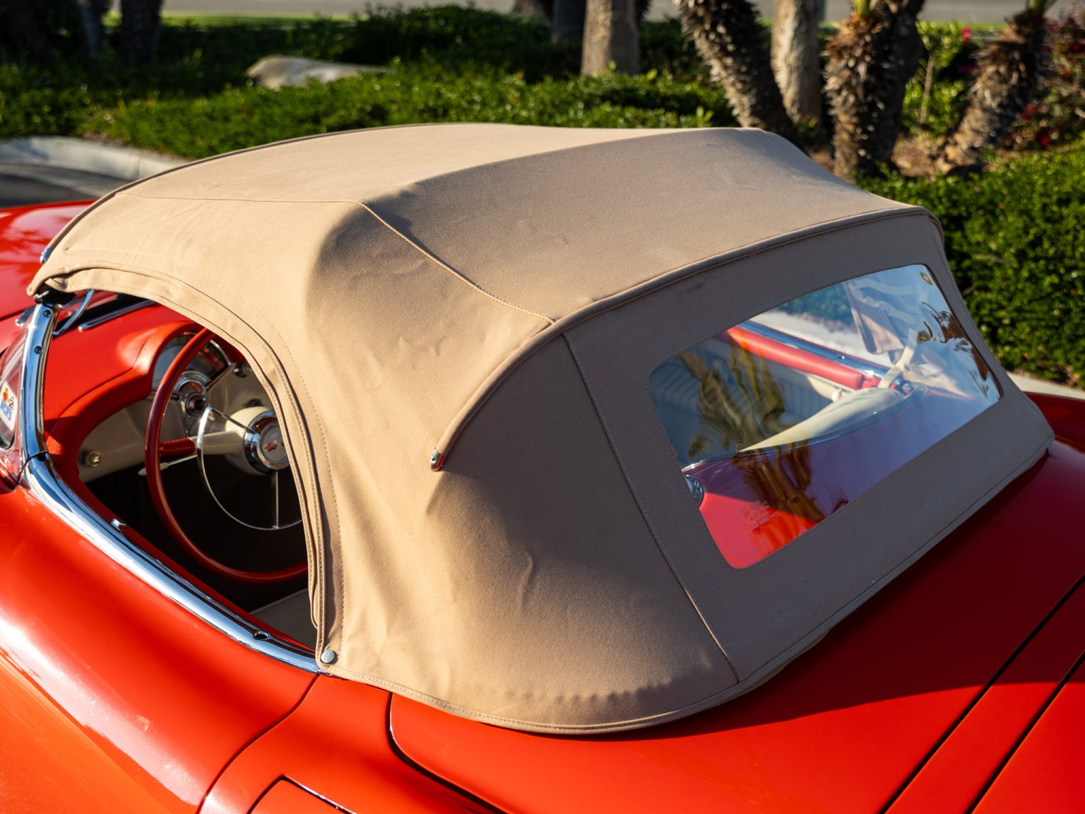 BaT 1955 Red Corvette 7