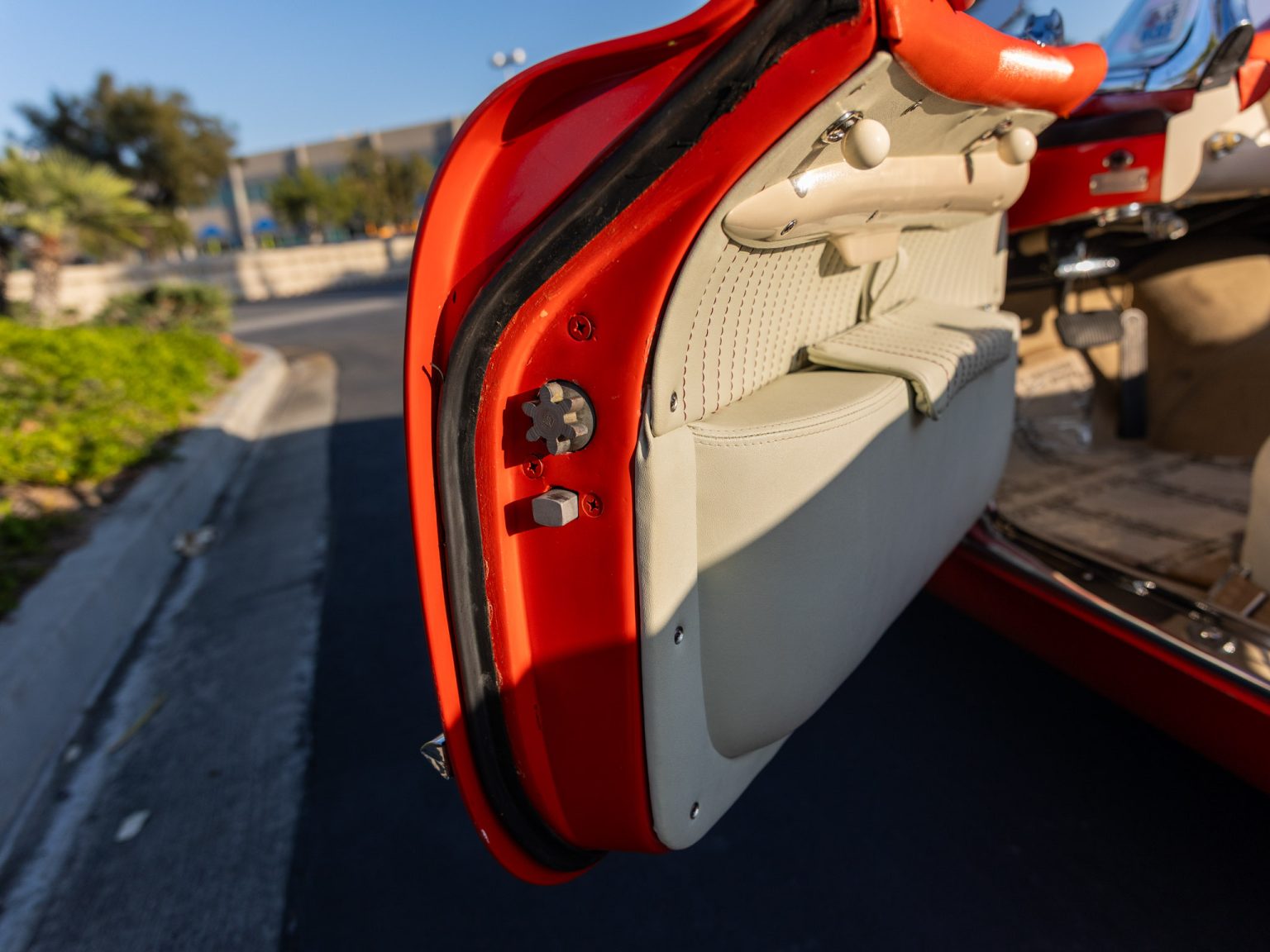 BaT 1955 Red Corvette 73