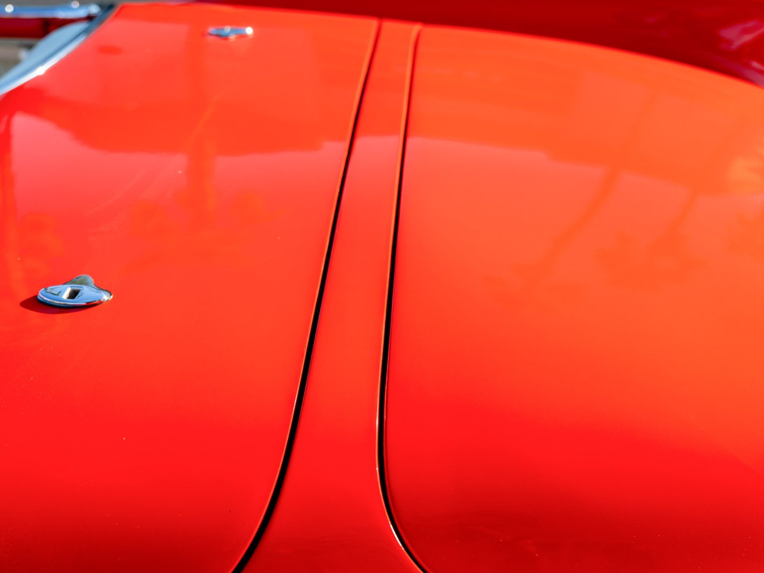 BaT 1955 Red Corvette 83