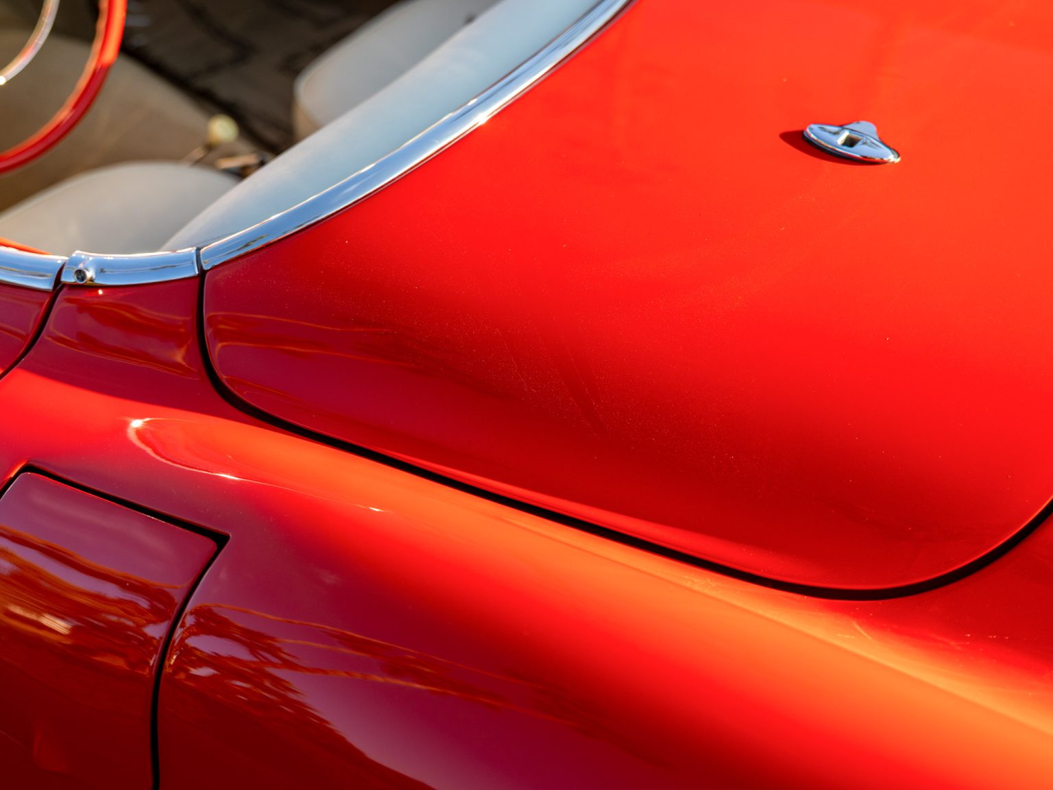 BaT 1955 Red Corvette 84