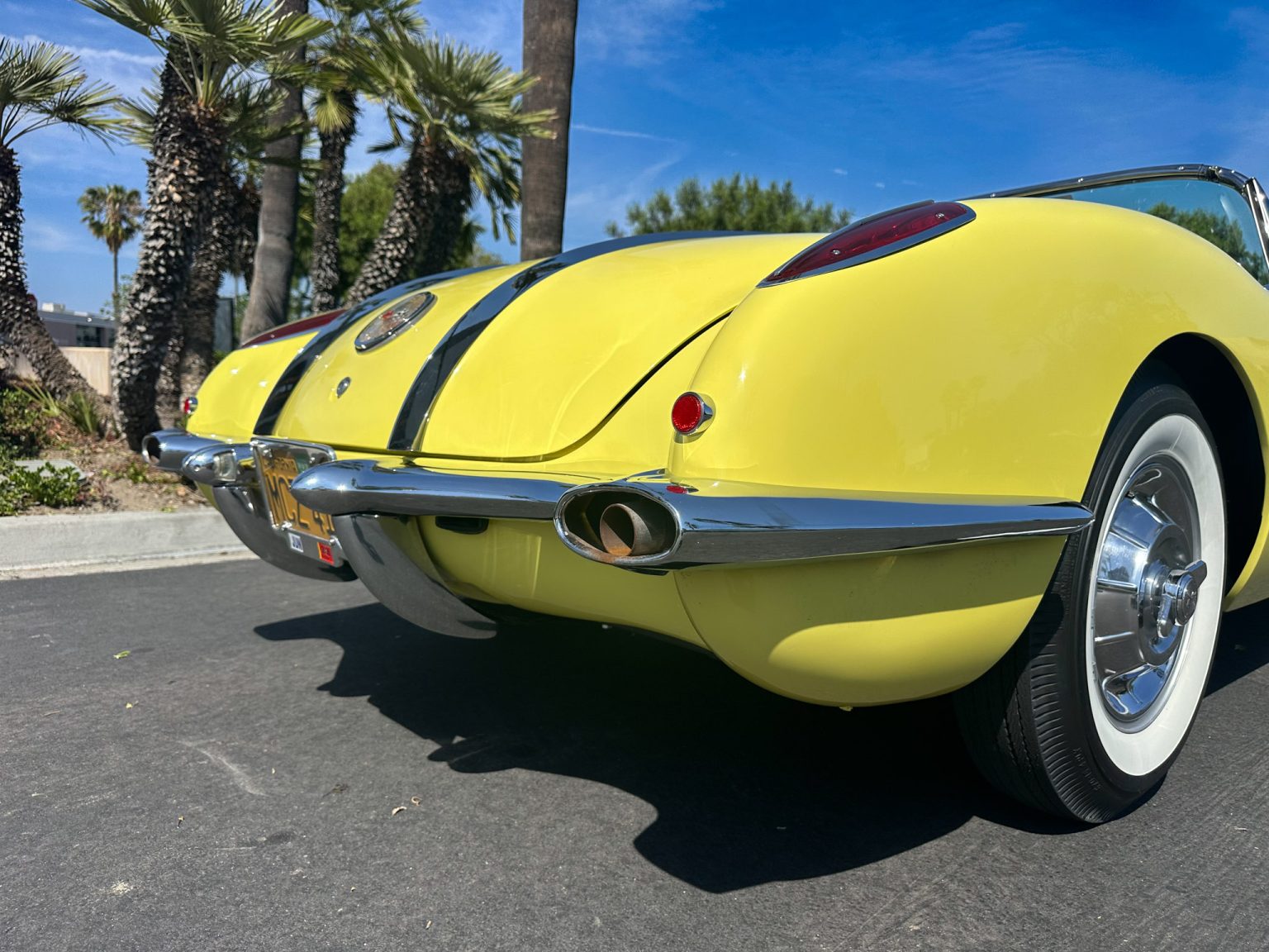 BaT 1958 Panama Yellow Corvette 6103