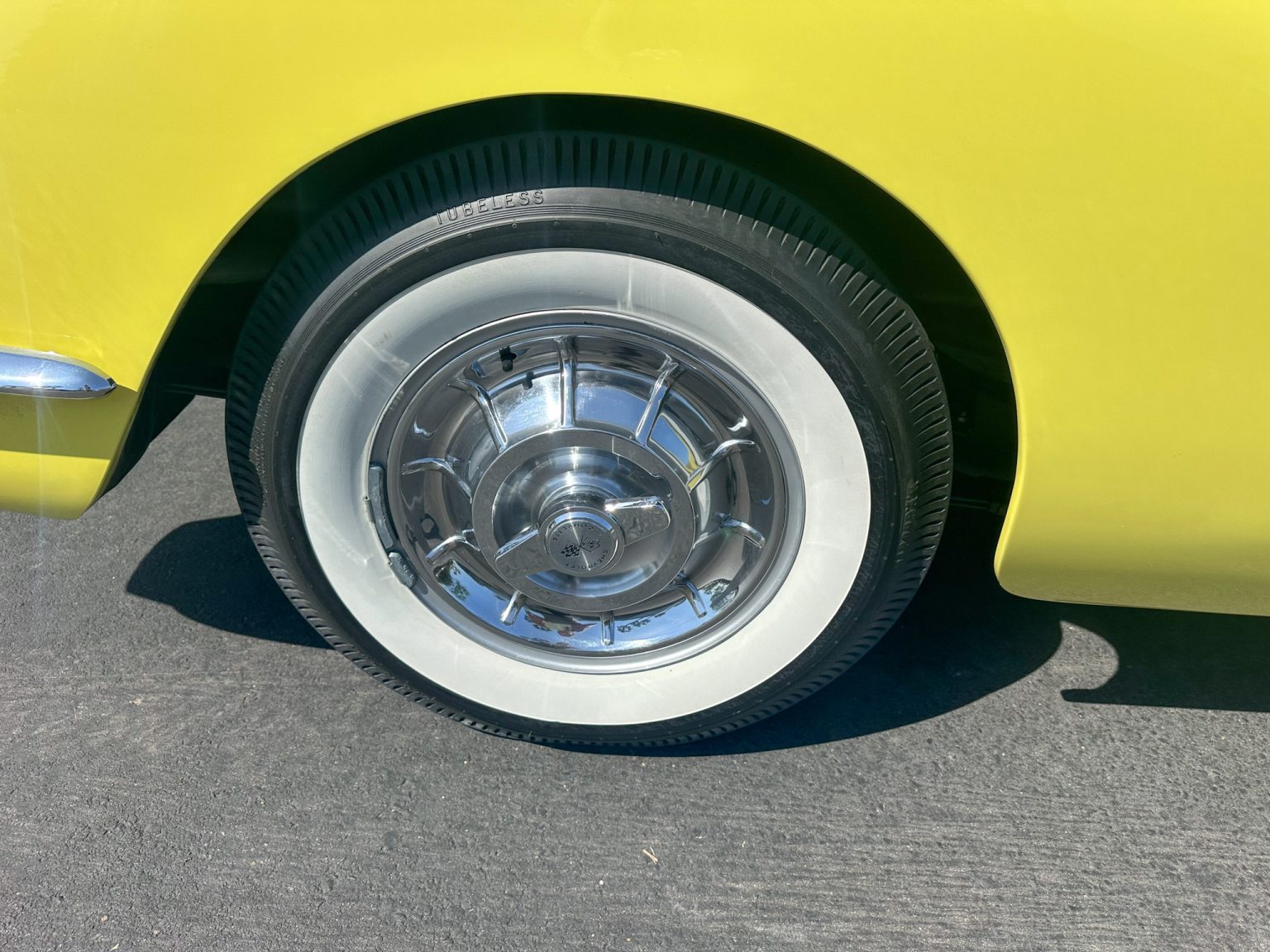 BaT 1958 Panama Yellow Corvette 6110