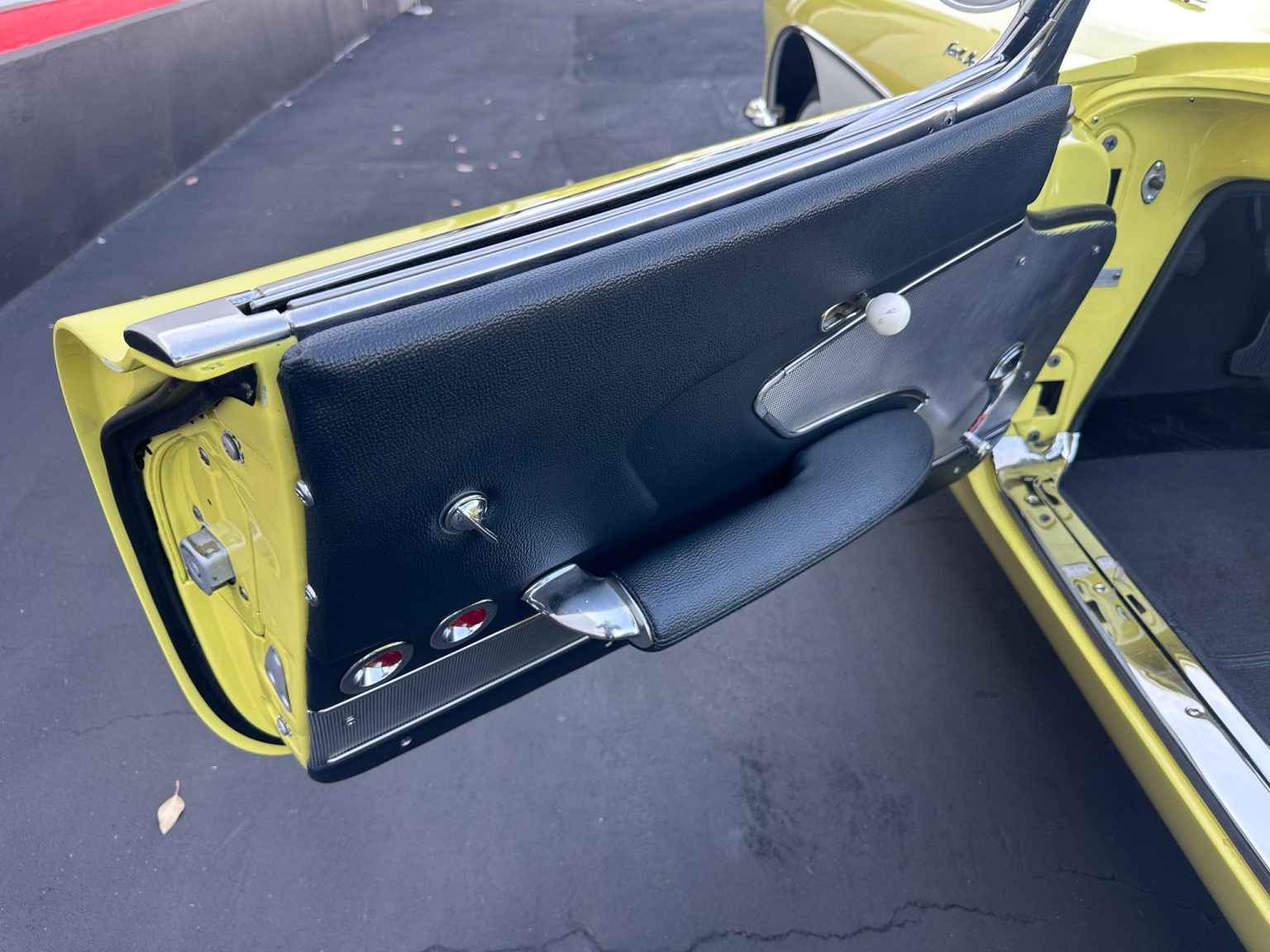 BaT 1958 Panama Yellow Corvette 6114