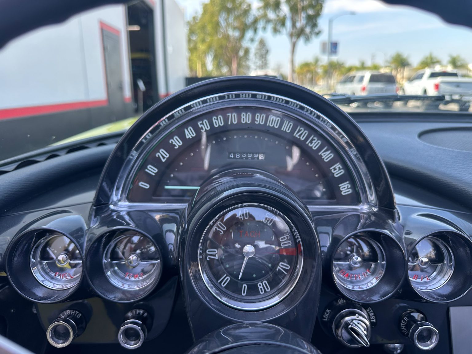 BaT 1958 Panama Yellow Corvette 6119