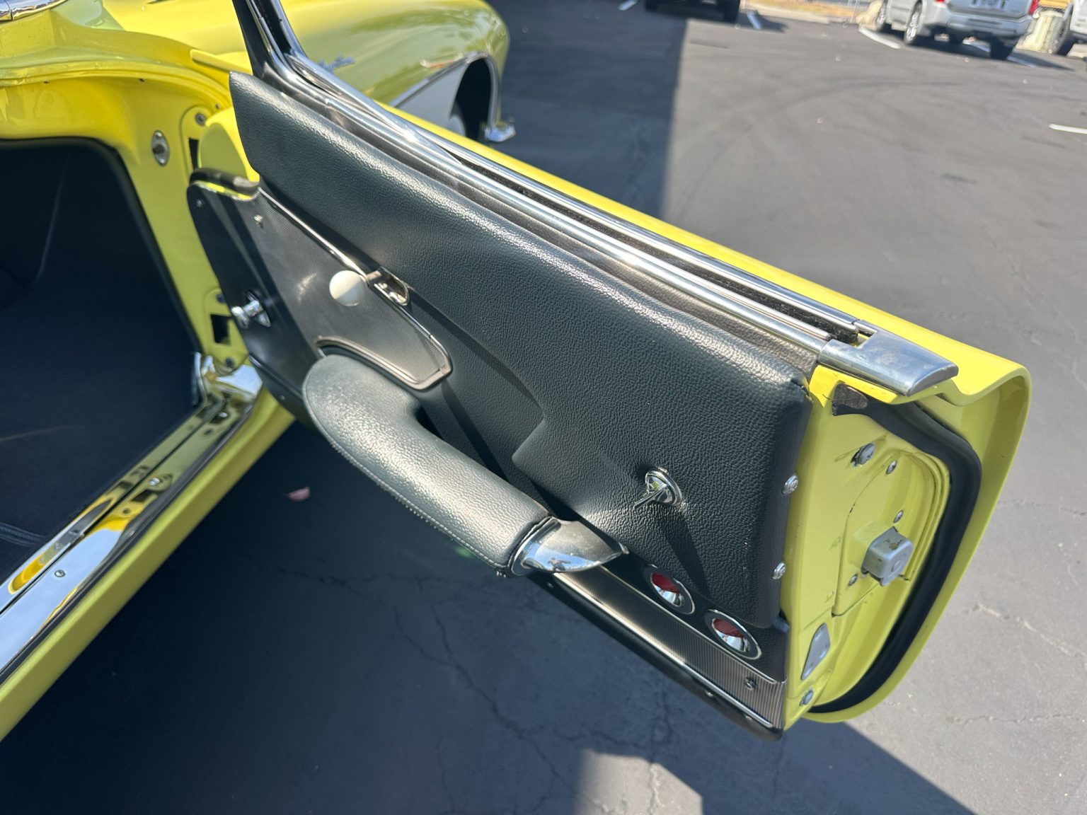 BaT 1958 Panama Yellow Corvette 6125