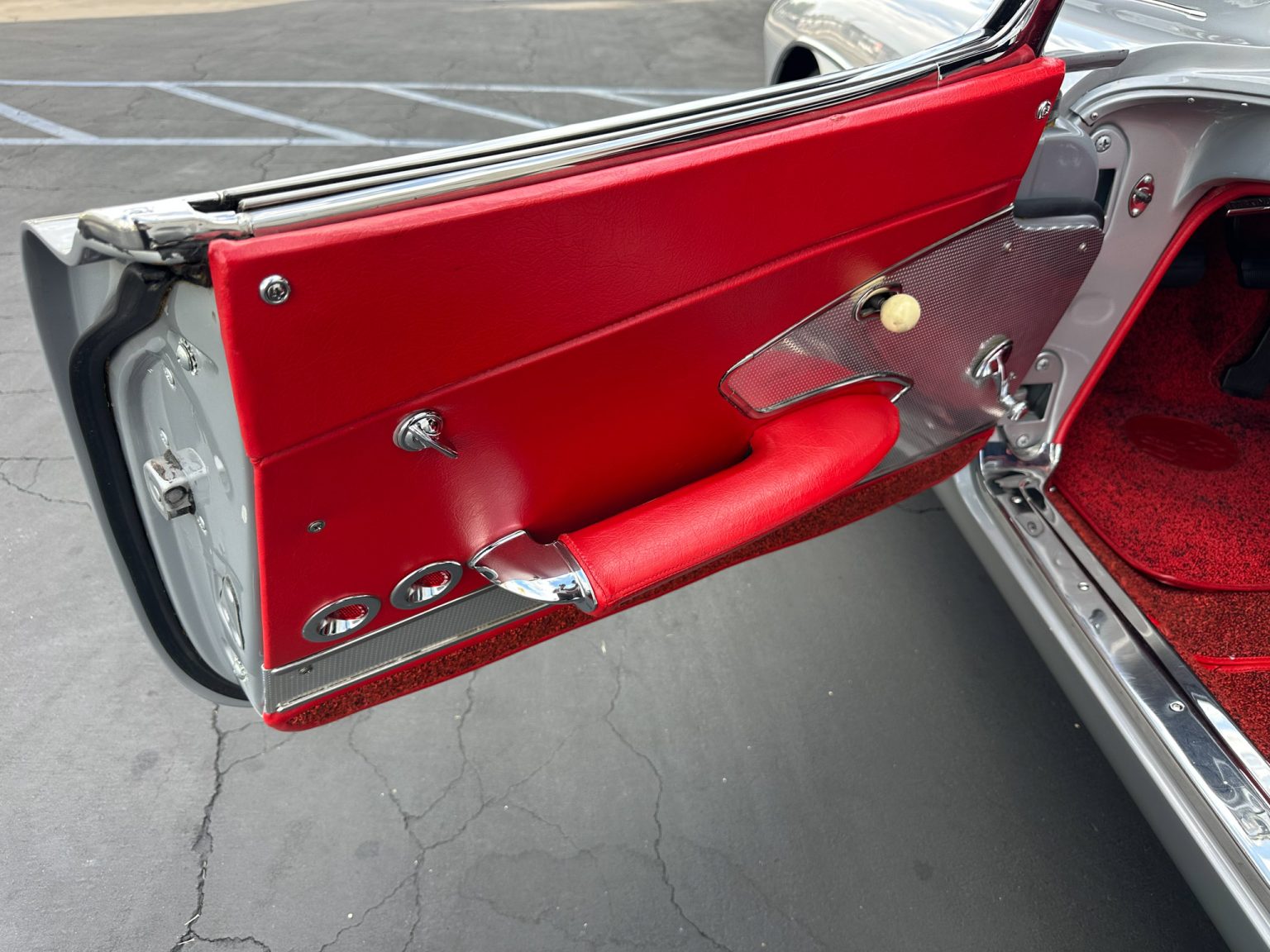 BaT 1960 Silver Corvette Convertible 8808