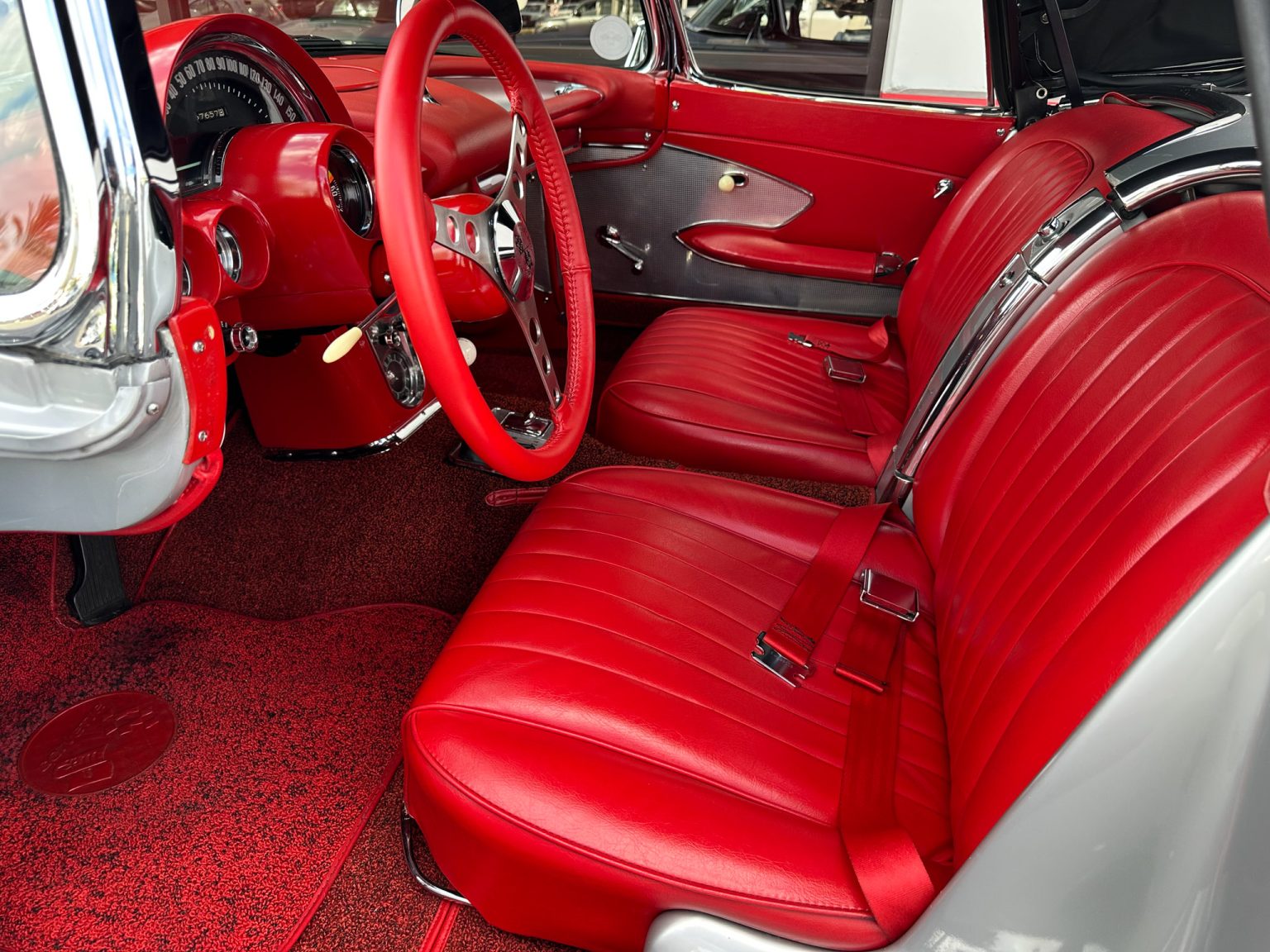 BaT 1960 Silver Corvette Convertible 8809