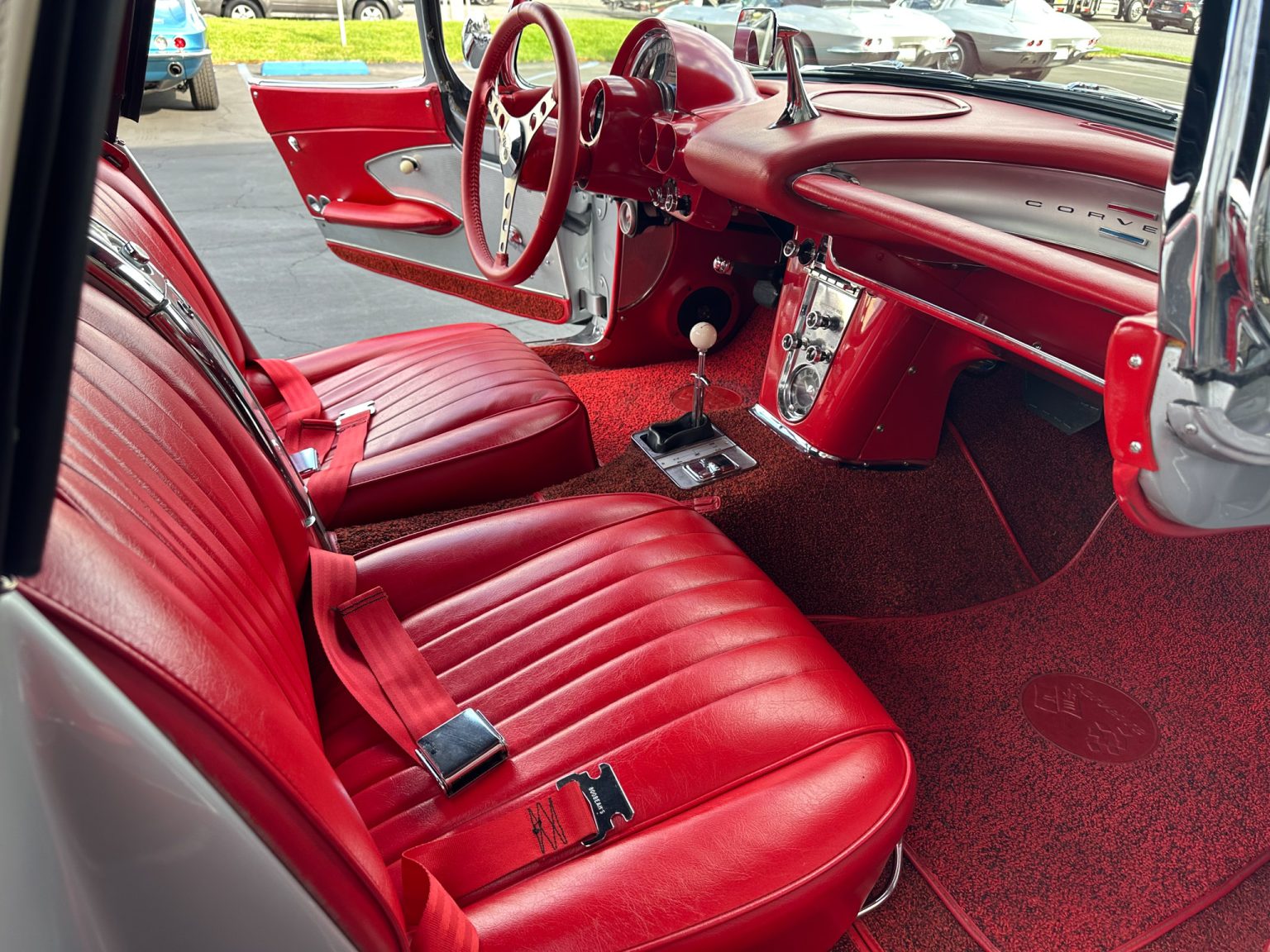 BaT 1960 Silver Corvette Convertible 8819