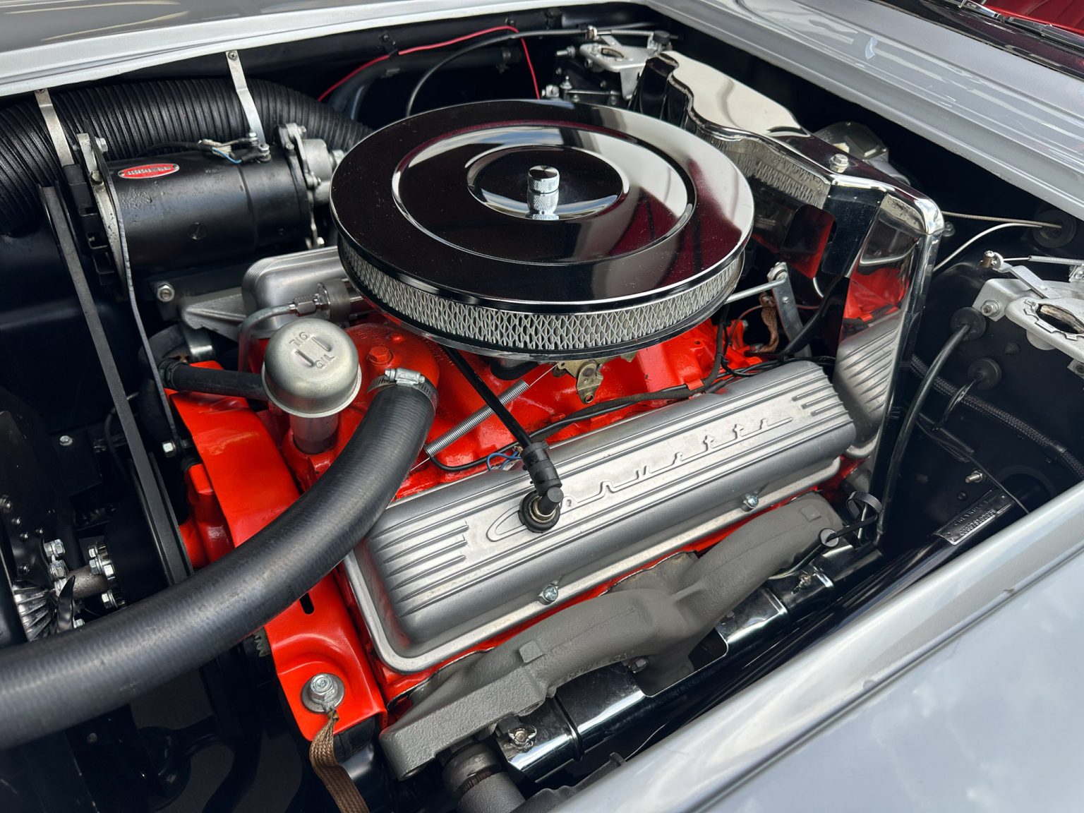 BaT 1960 Silver Corvette Convertible 8824
