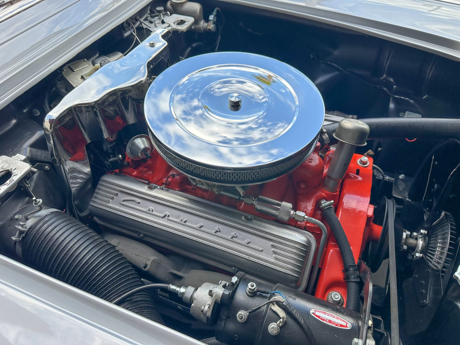 BaT 1960 Silver Corvette Convertible 8825