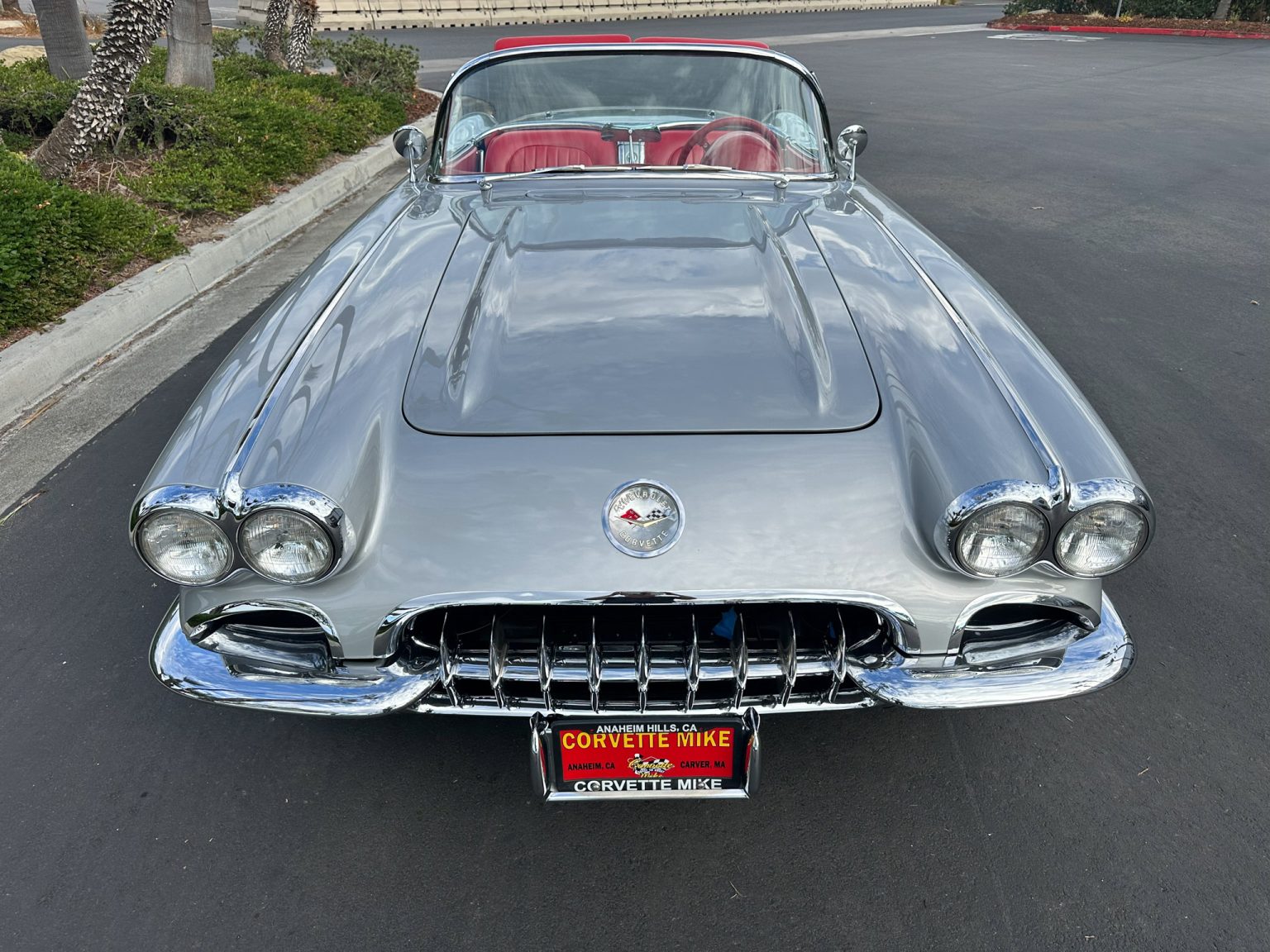BaT 1960 Silver Corvette Convertible 8842