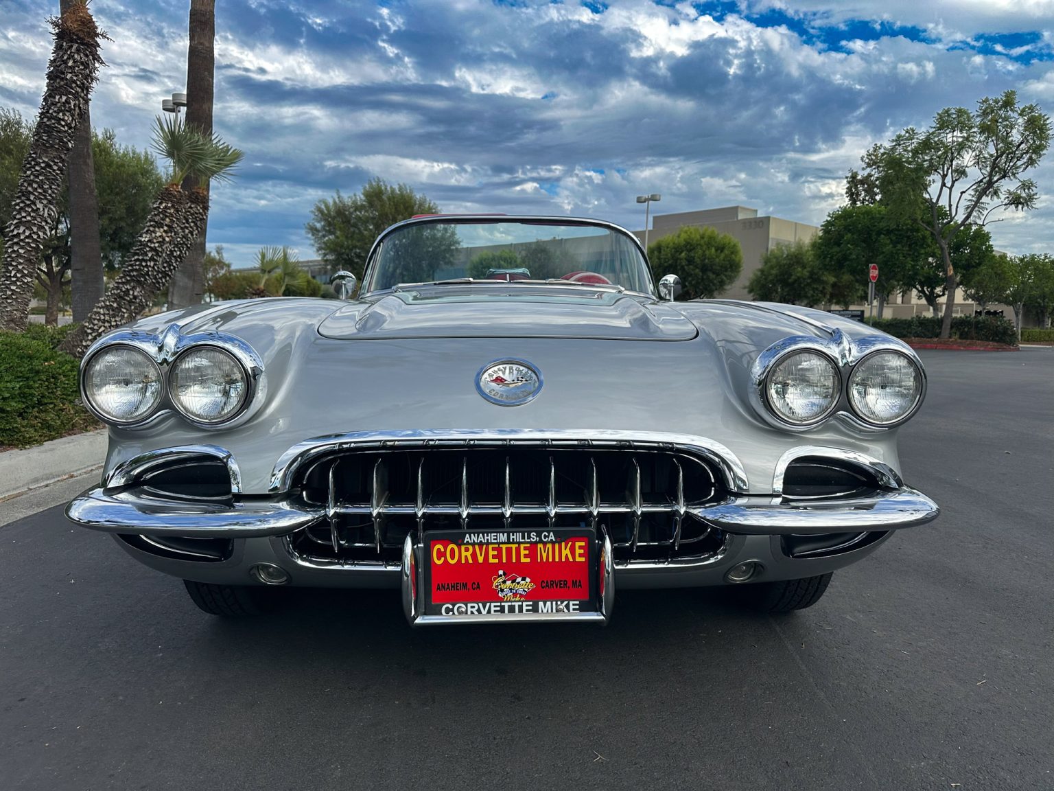 BaT 1960 Silver Corvette Convertible 8843