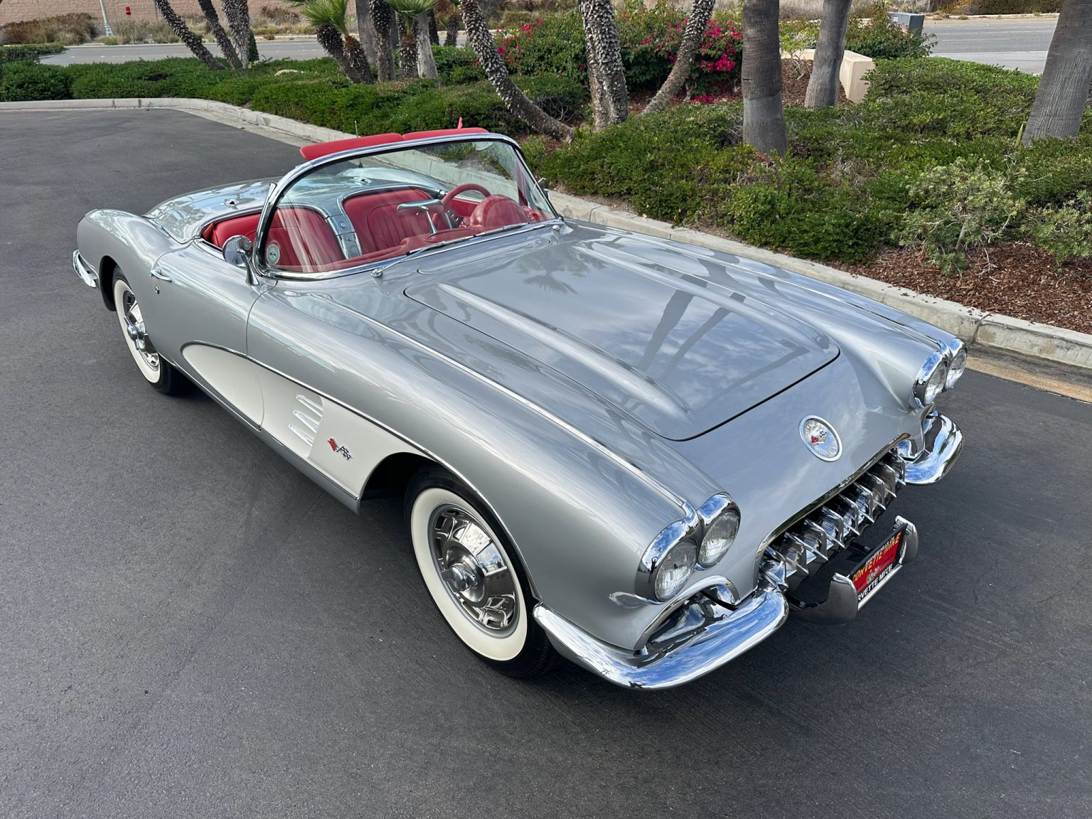 BaT 1960 Silver Corvette Convertible 8846