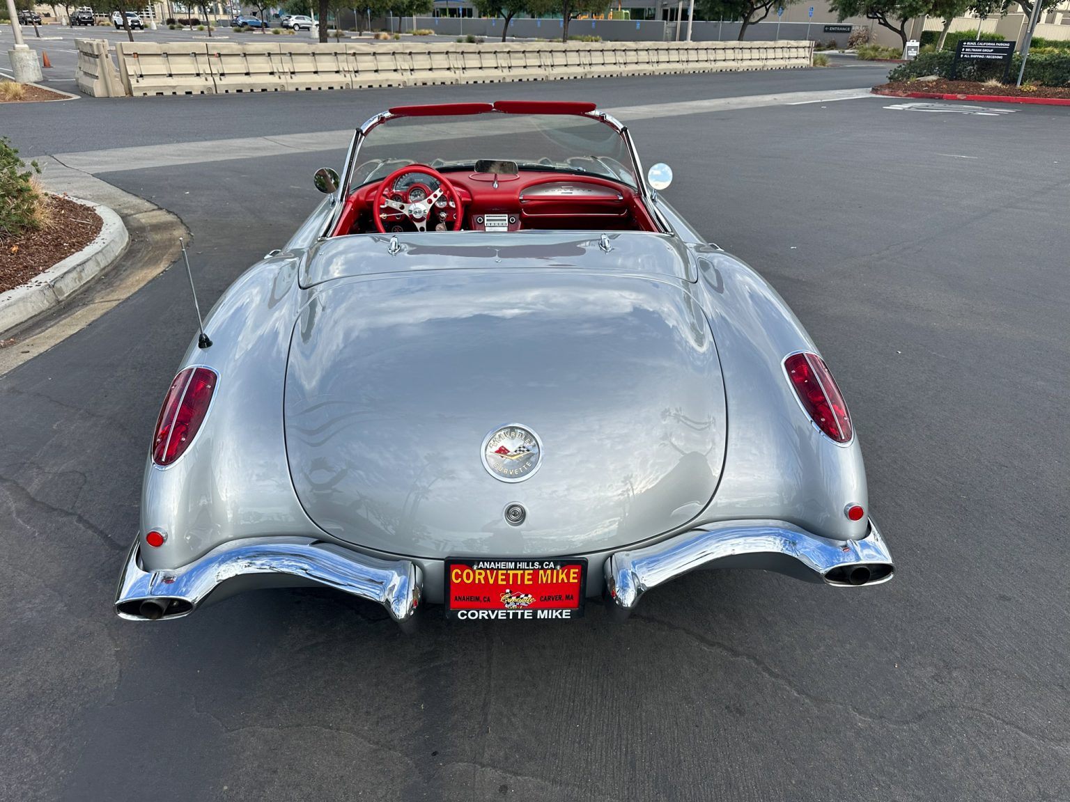 BaT 1960 Silver Corvette Convertible 8849