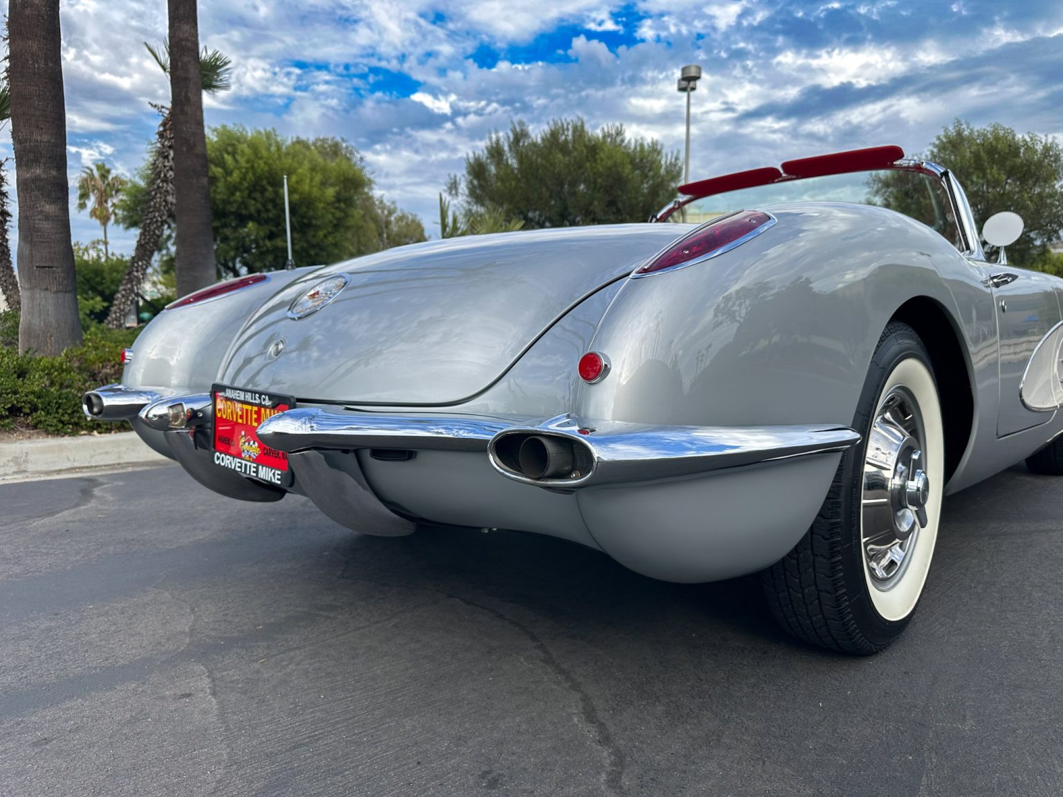 BaT 1960 Silver Corvette Convertible 8850