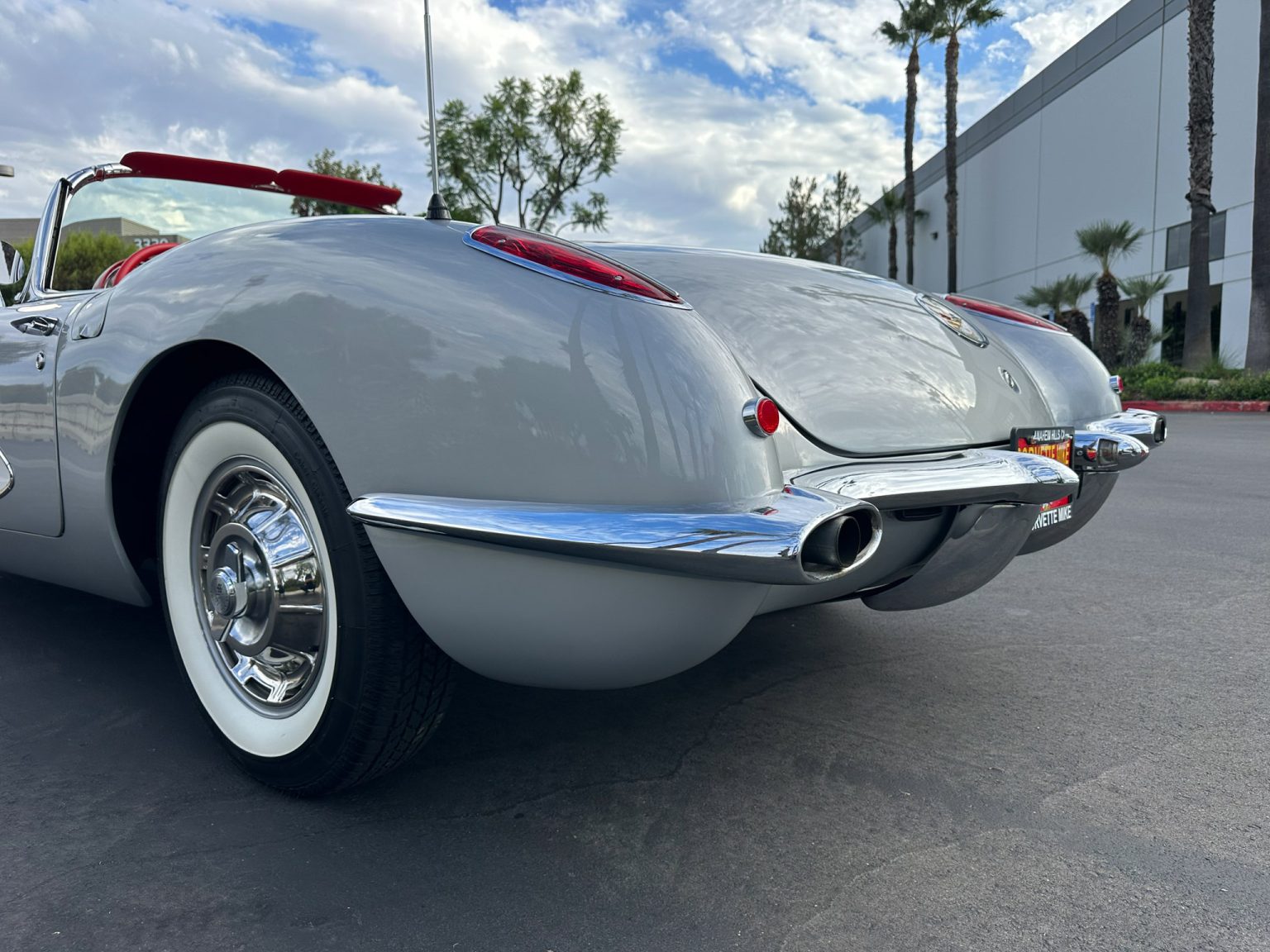 BaT 1960 Silver Corvette Convertible 8851