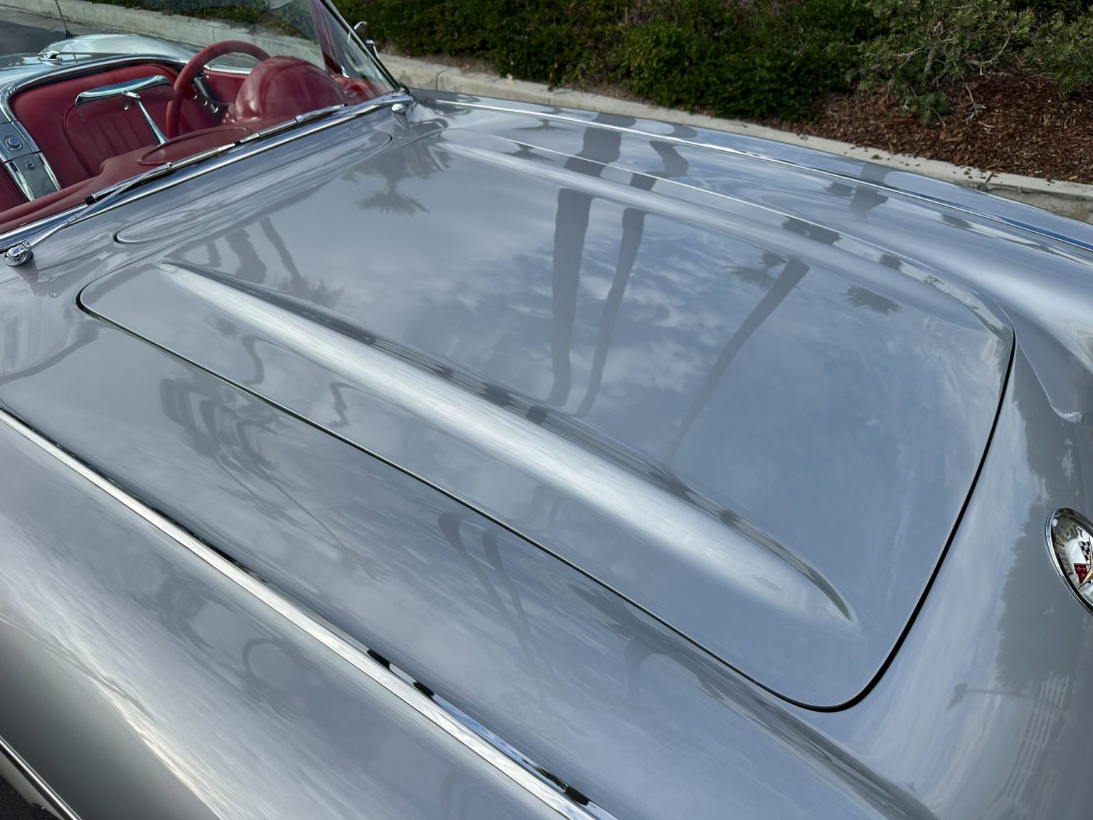 BaT 1960 Silver Corvette Convertible 8854